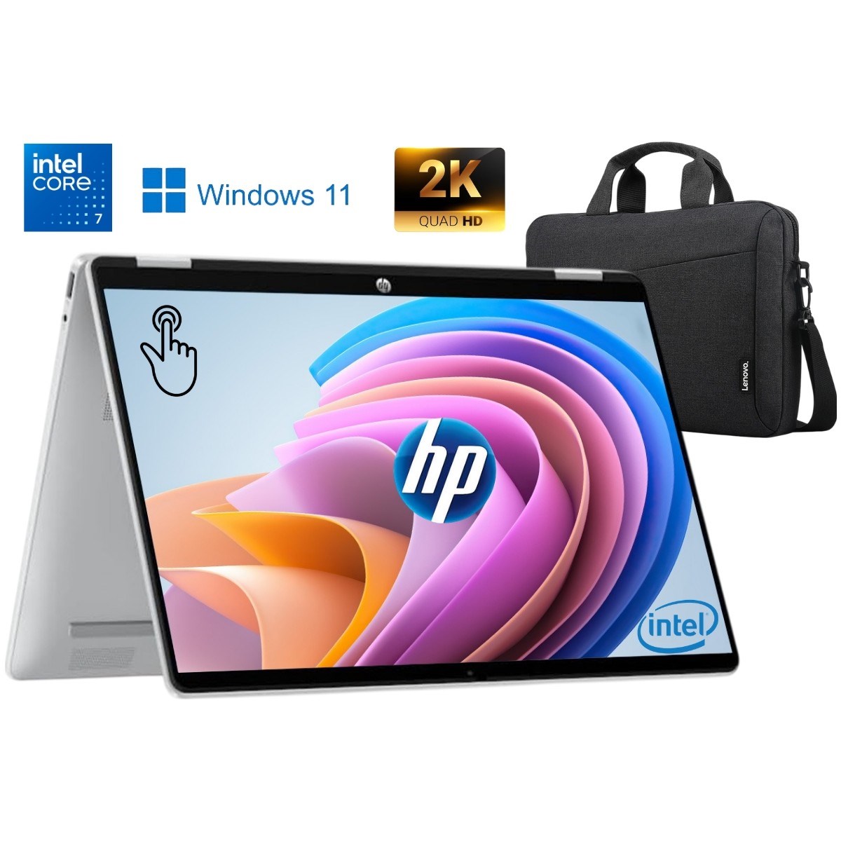 Omnibook 5 Flip Intel Core 7 150U 16GB Lpddr5 5200 1tb SSD 14 Inç 2k IPS Ekran Windows 11 Pro BT0A0EA P2