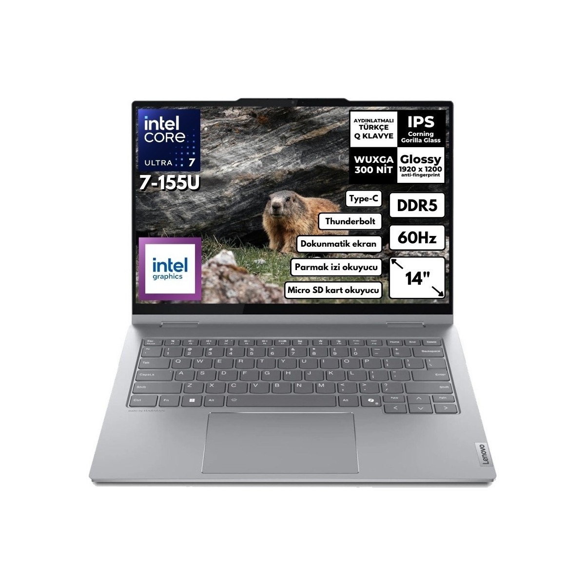 Thinkbook 14 2-In-1 G4 Iml Intel Core Ultra 7 155U 32GB 1TB SSD 14