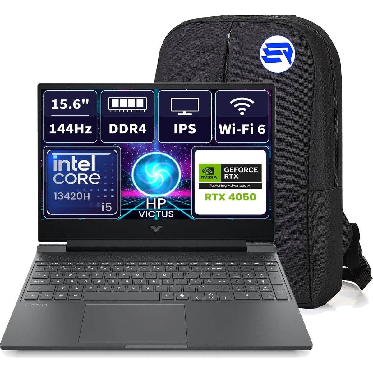 Victus 15 B7TH0EAEP16 I5-13420H RTX4050 64GBRAM 512GBSSD 15.6 Fhd 144Hz Windows 11 Pro + Elektropasaj Çanta