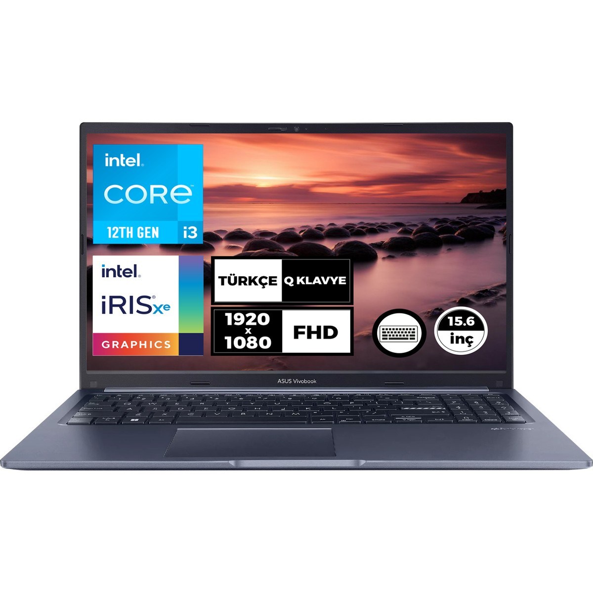 Vivobook 15 Intel Core I3-1215U 16GB 256GB SSD 15.6