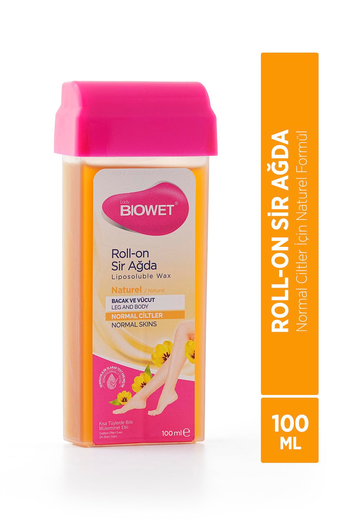 Biowet Roll-On Sir Ağda Normal Ciltler İçin Naturel 100 ml