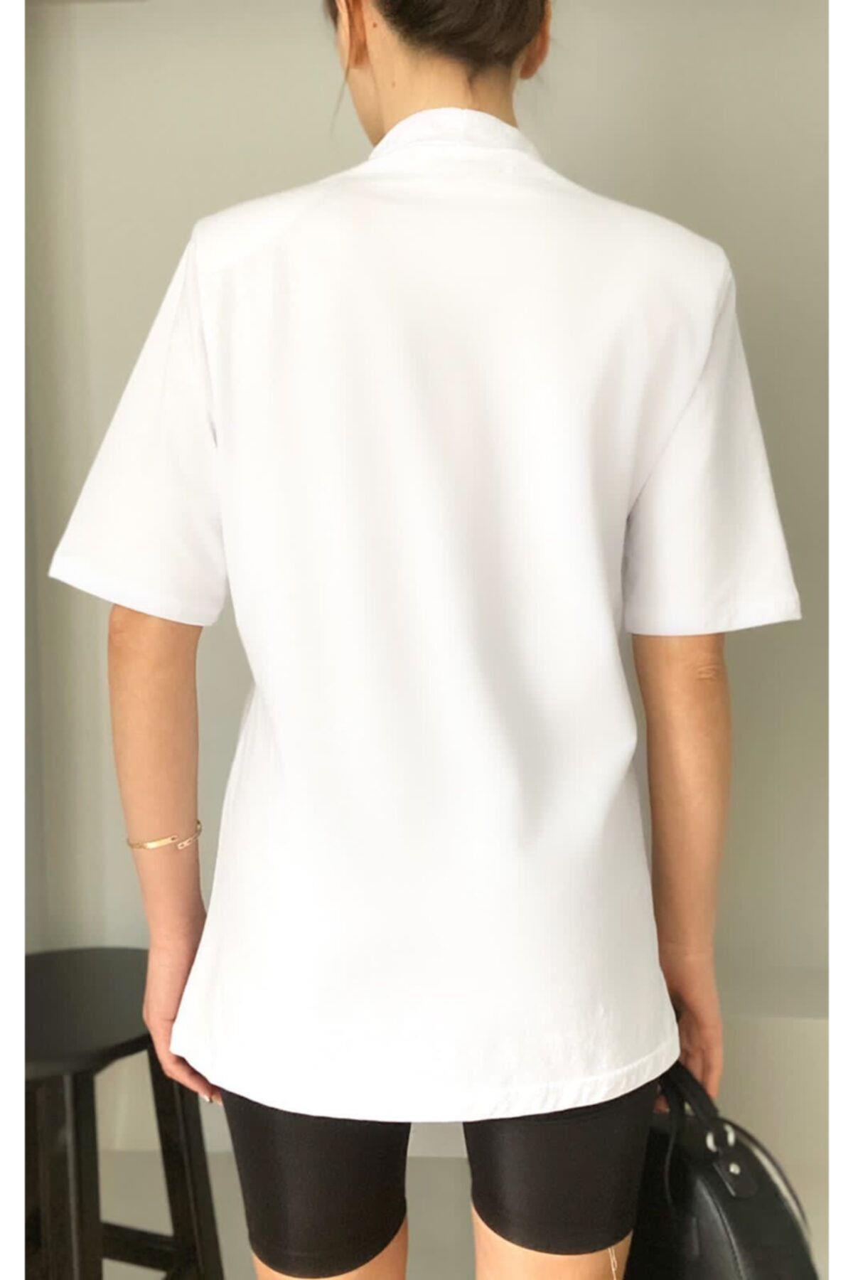 Vatkalı Pamuklu Tshirt
