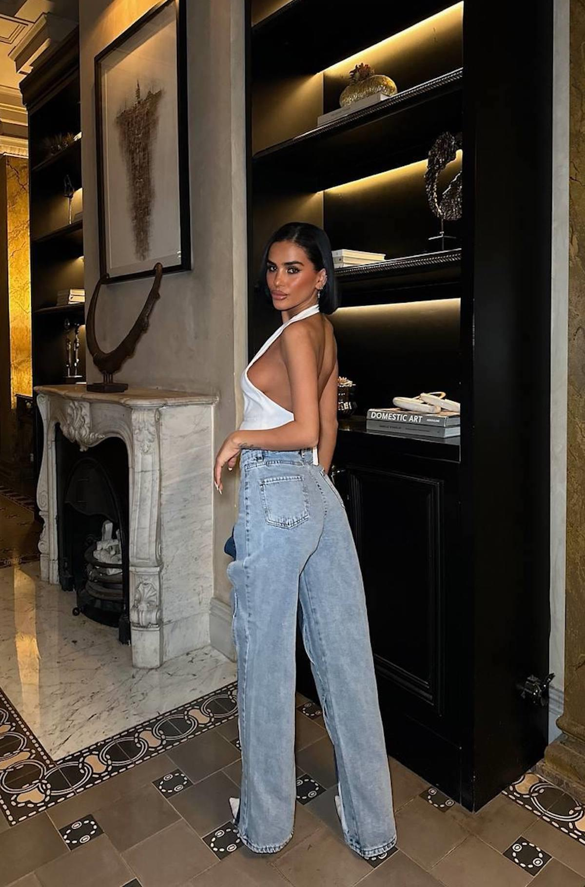 Yırtmaç Detaylı Jean