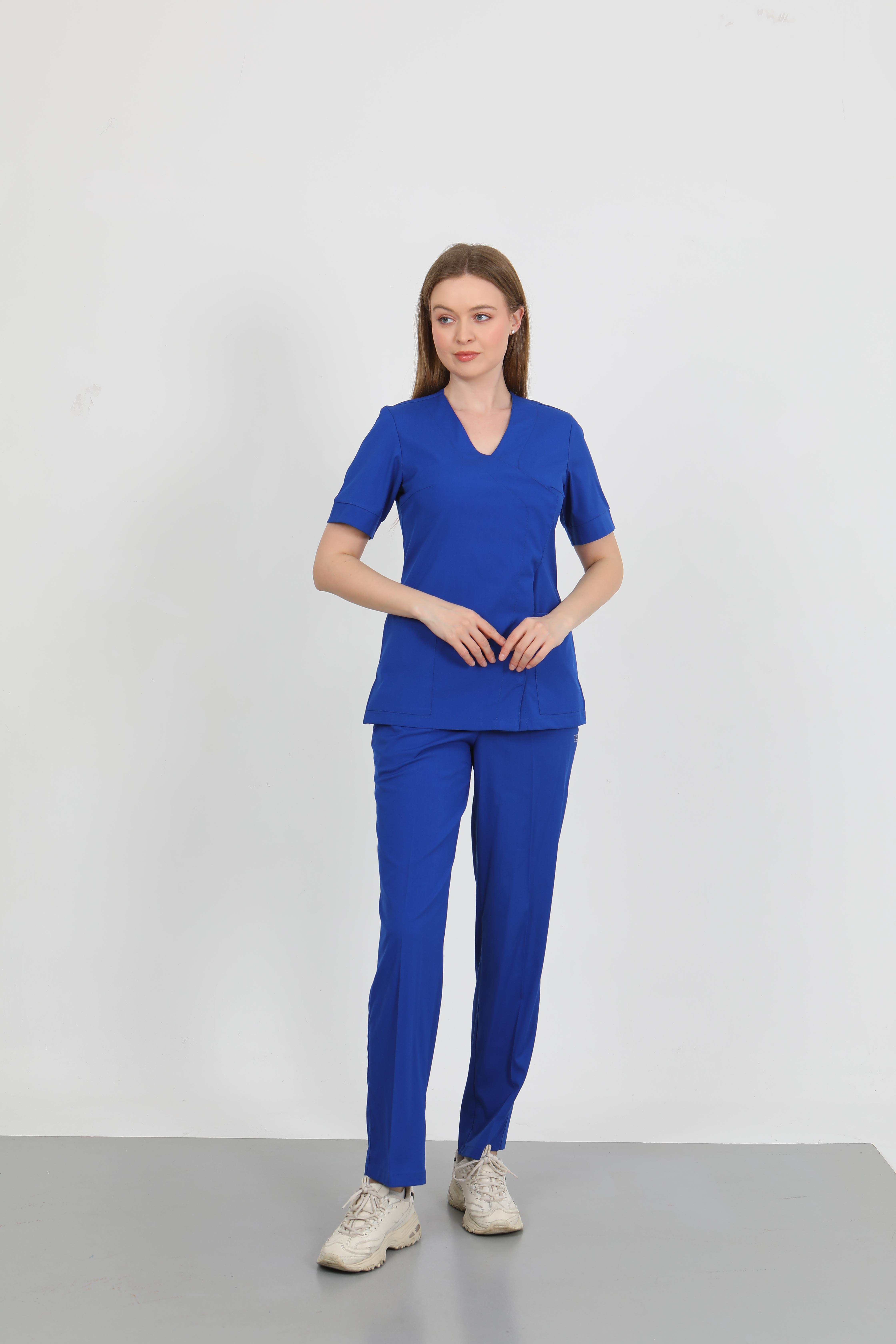 ASAGAO SERIES-MODERN KADIN UNIFORMA LIKRALI- INDIGO
