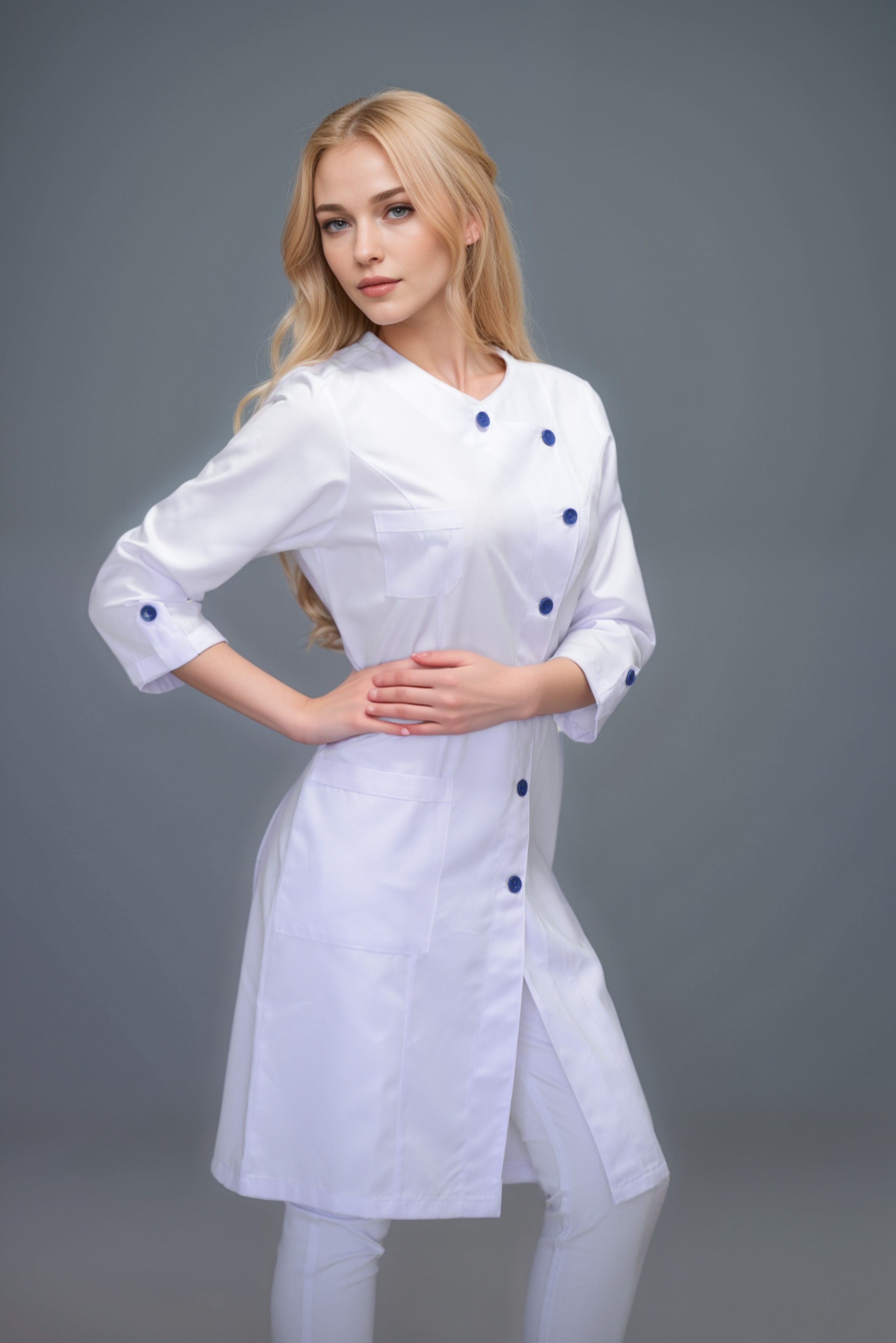 LADY SERIES-Uzun Doktor Önlüğü-KADIN