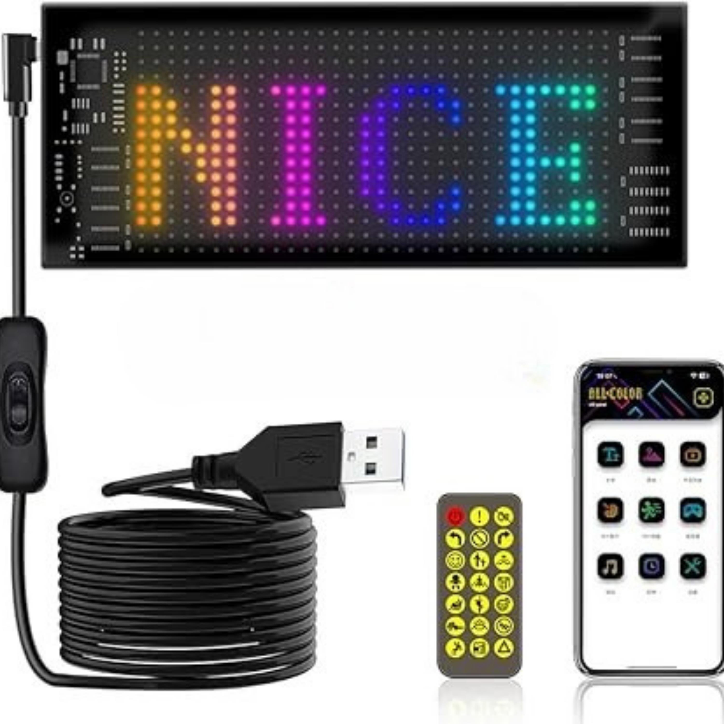 Led Araç İçi Matrix Yazı Paneli 16*64 