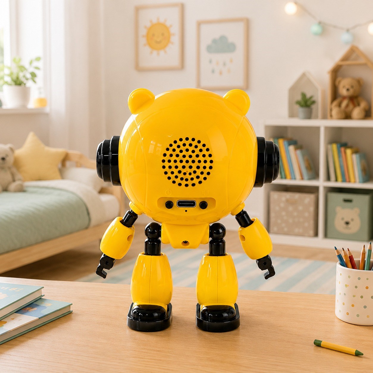 01M-06 Yapay Zeka Robotu Sesli Sohbet ve Soru Cevap Özellikli 40'tan Fazla Dil Destekli Eğitici Akıllı Çocuk Robotu