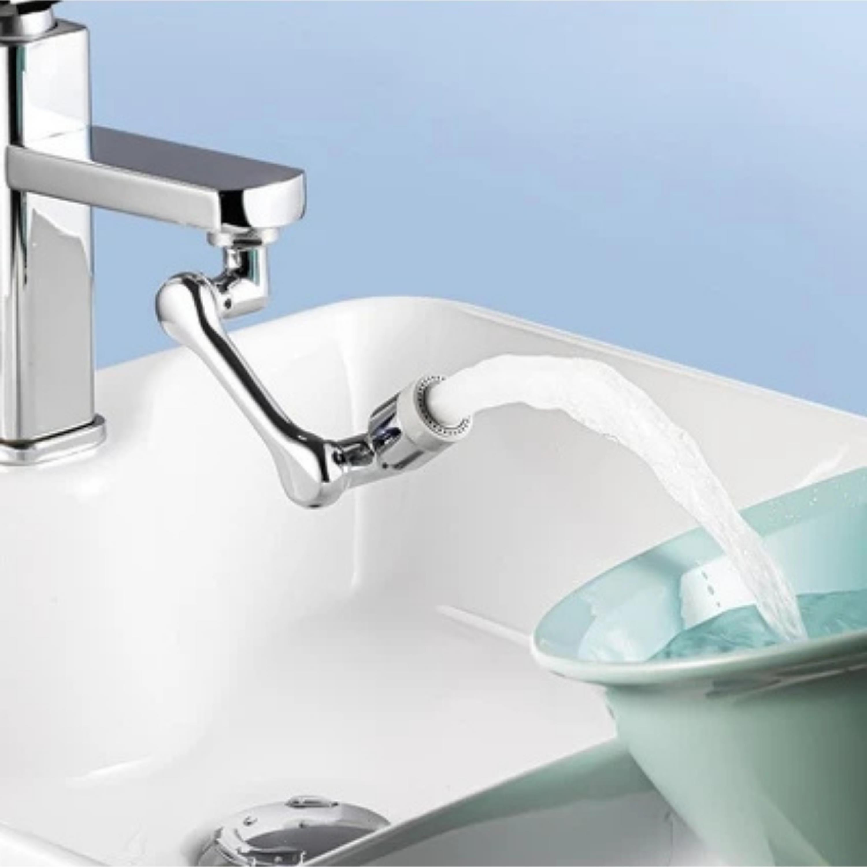 360 Derece Döner 1080 Derece Döner Musluk Başlığı Kireç Önleyici Musluk Başlığı