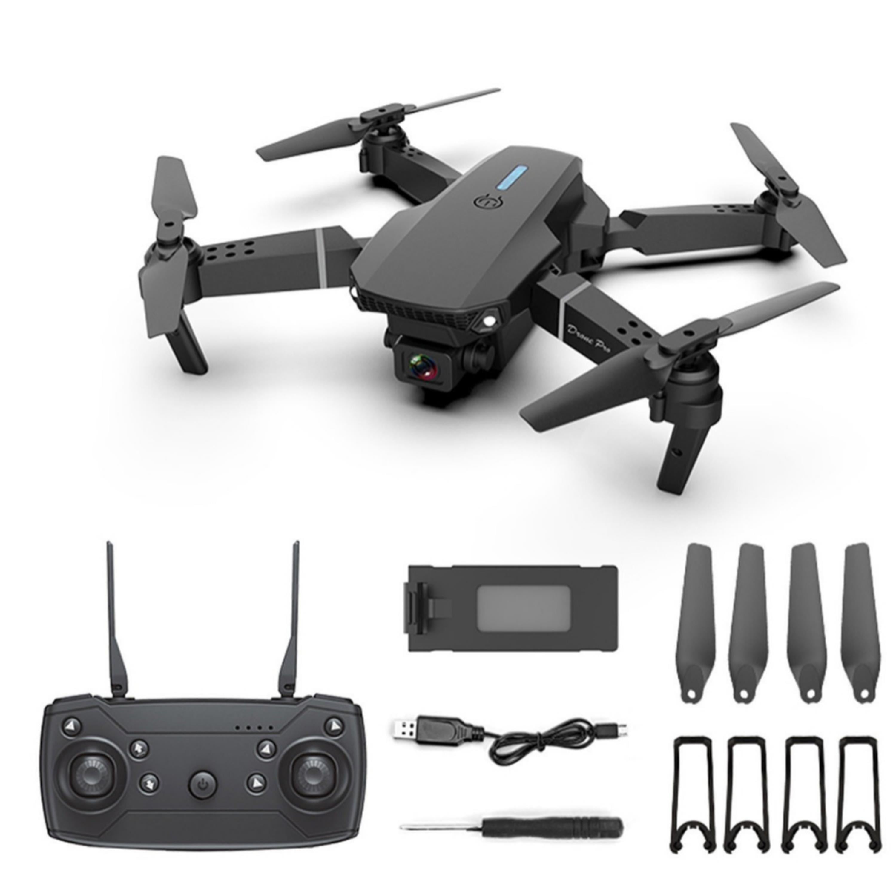 4K Çift Hd Kameralı Katlanabilir Mini Drone