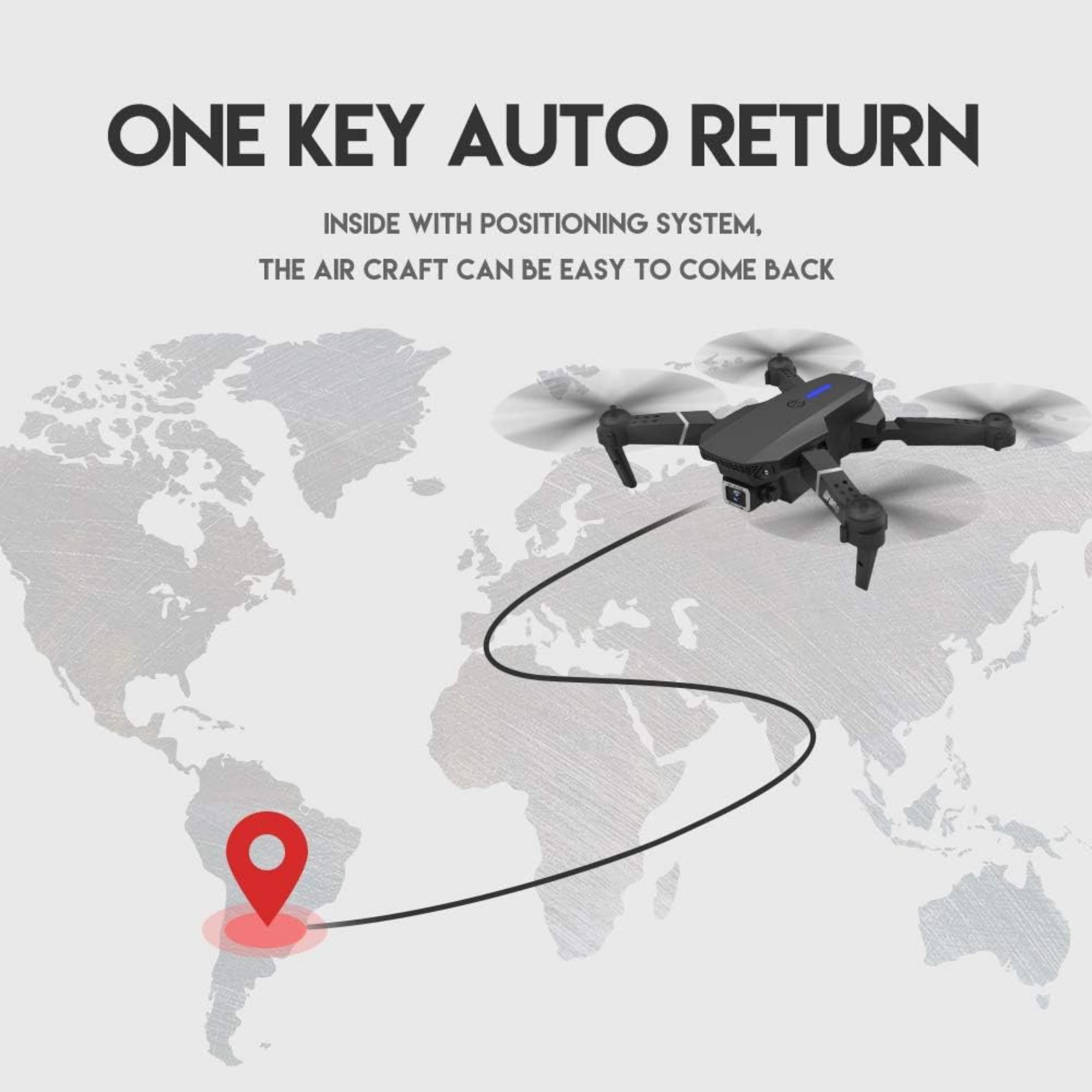 4K Çift Hd Kameralı Katlanabilir Mini Drone