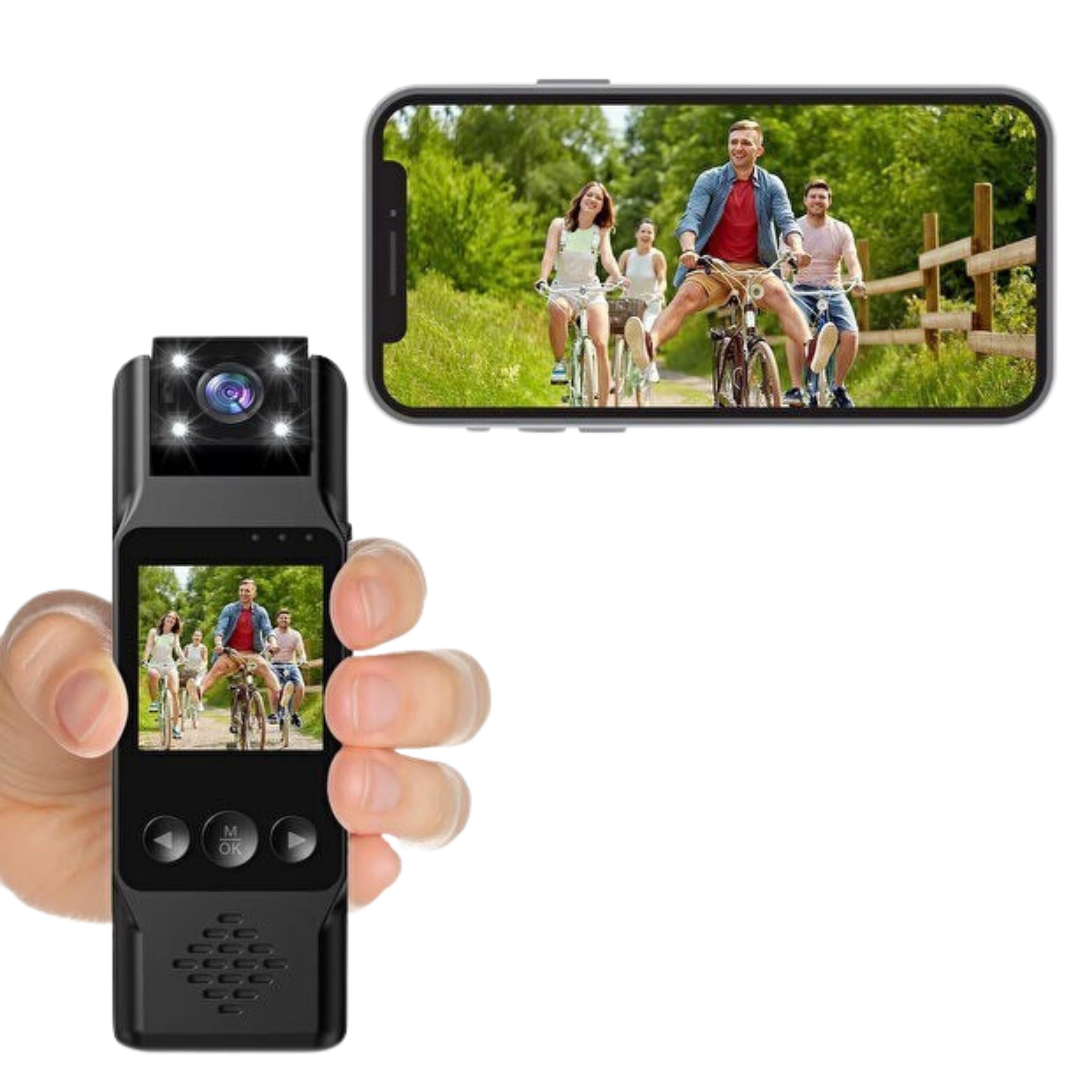 4K Taşınabilir Klipsli Mini Profesyonel Kamera Dijital Video Kaydedici Bodycam