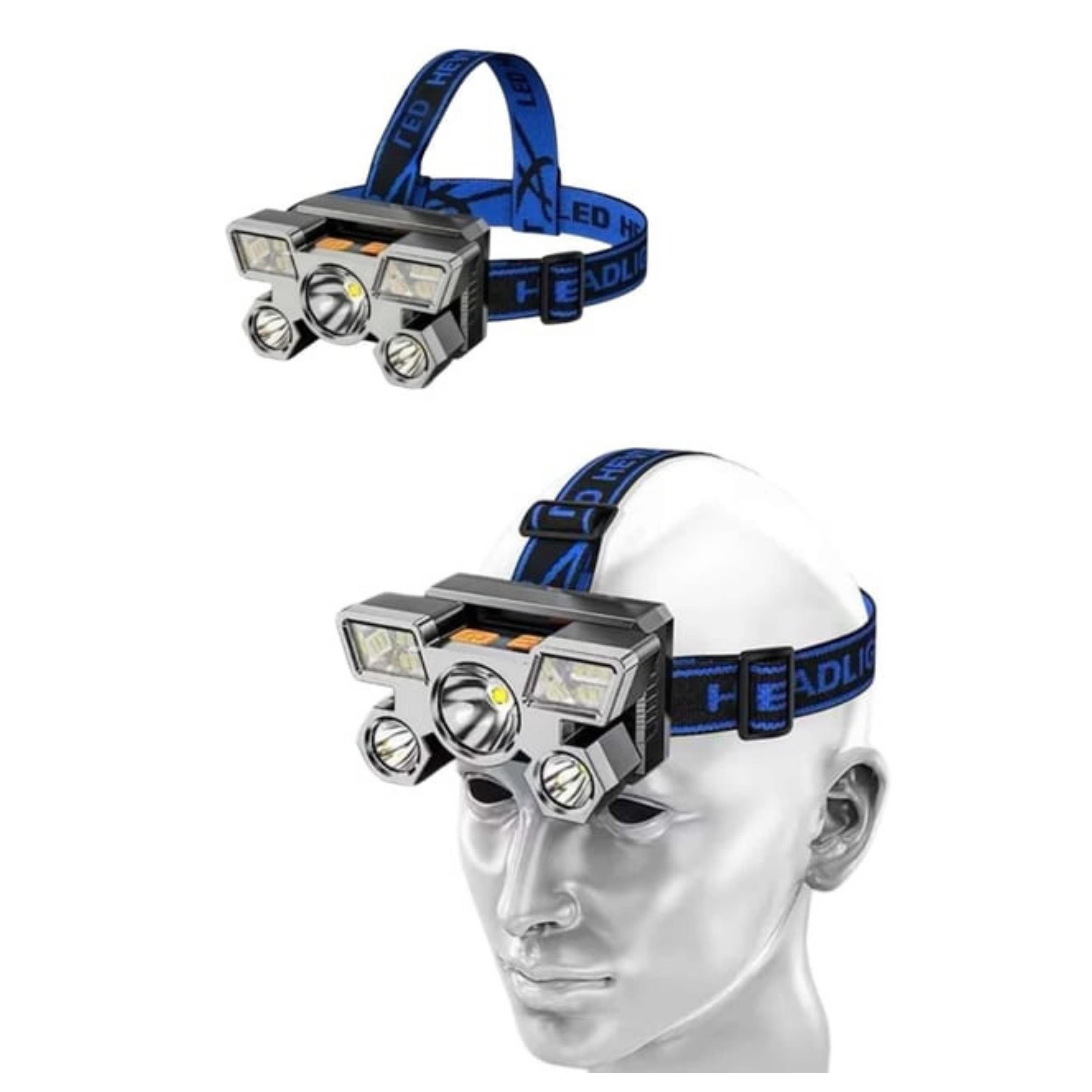 5 Ledli Usb Şarjlı Kafa Lambası