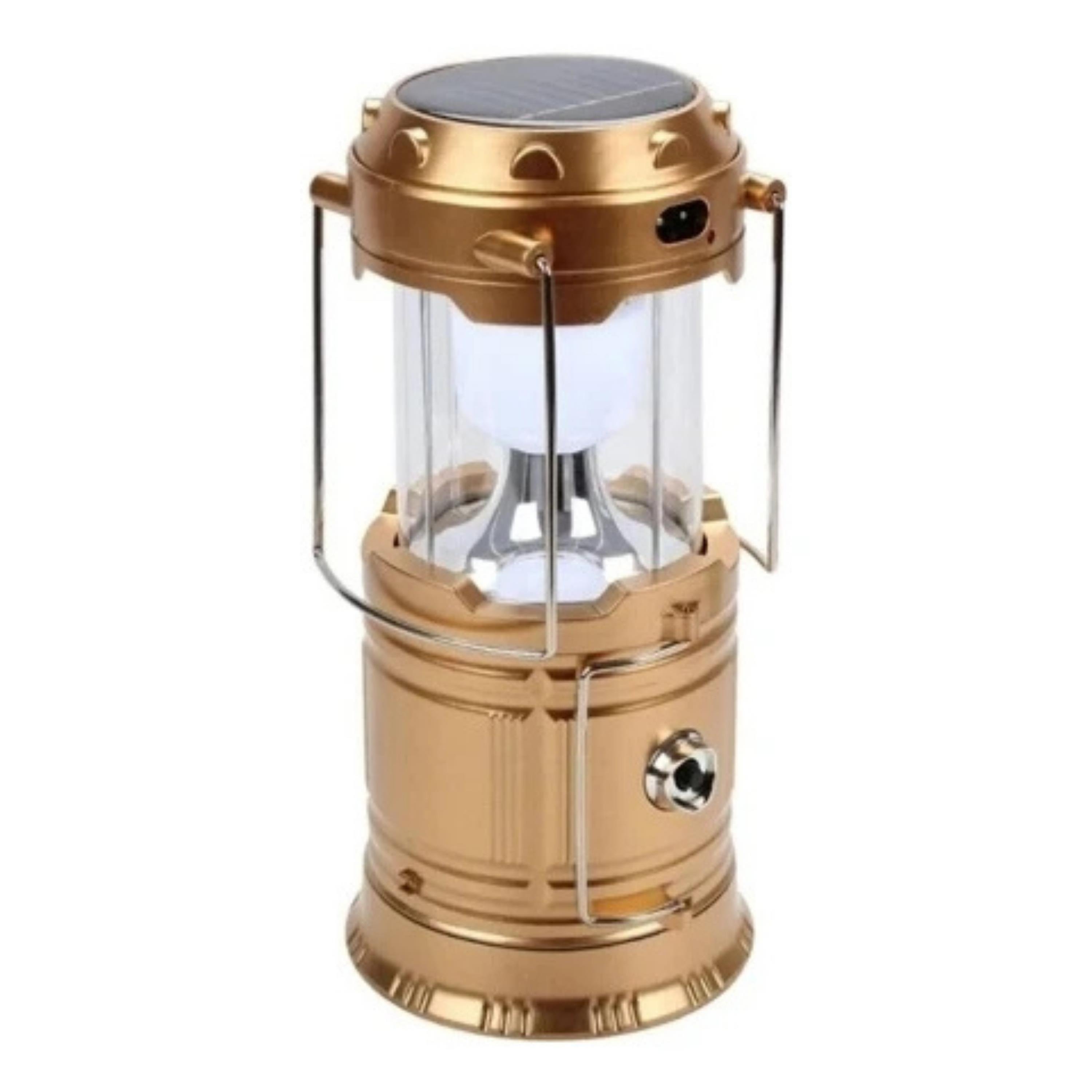 6+1 Led Güneş Enerjili USB Şarjlı Kamp Lambası Çadır Feneri