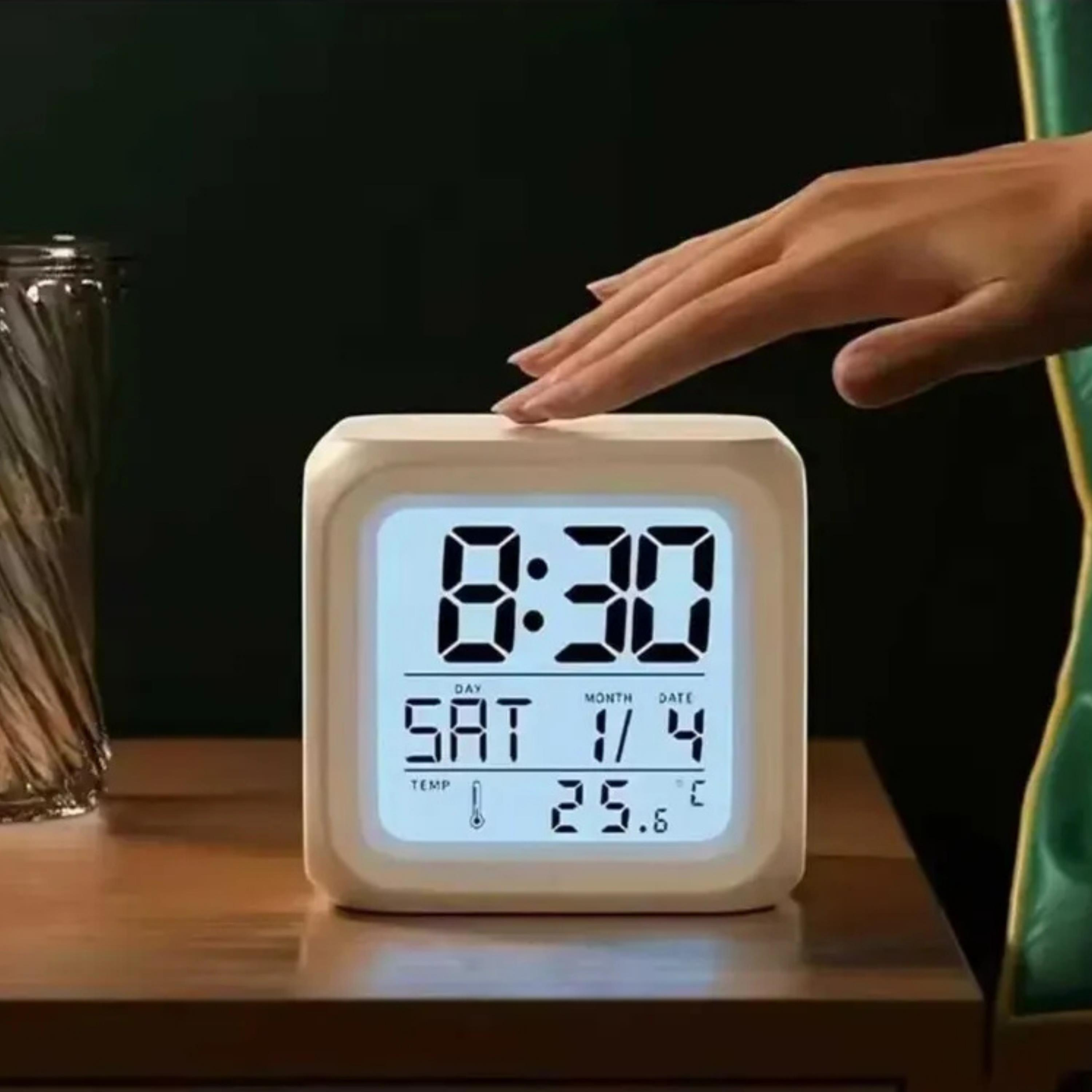 7 Renk Değiştiren Alarmlı Dijital Küp Çalar Saat