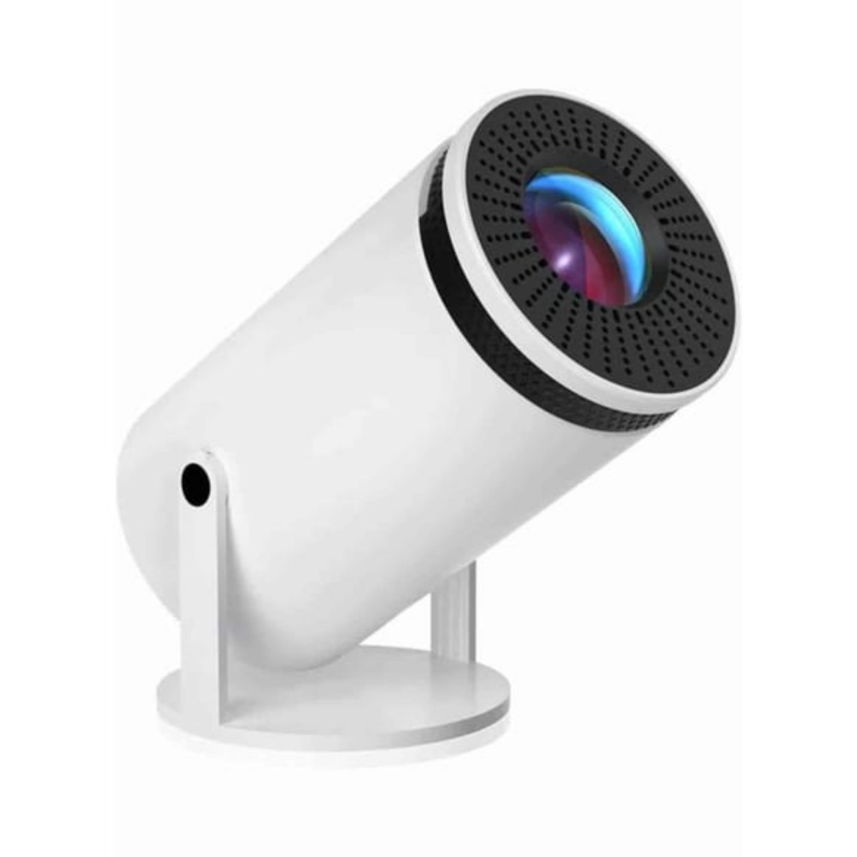 Beyaz Android Boru Projektör Cihazı Taşınabilir Ayaklı Çift Kollu Video Oyun Konsolu Sinema Projeksiyon Cihazı