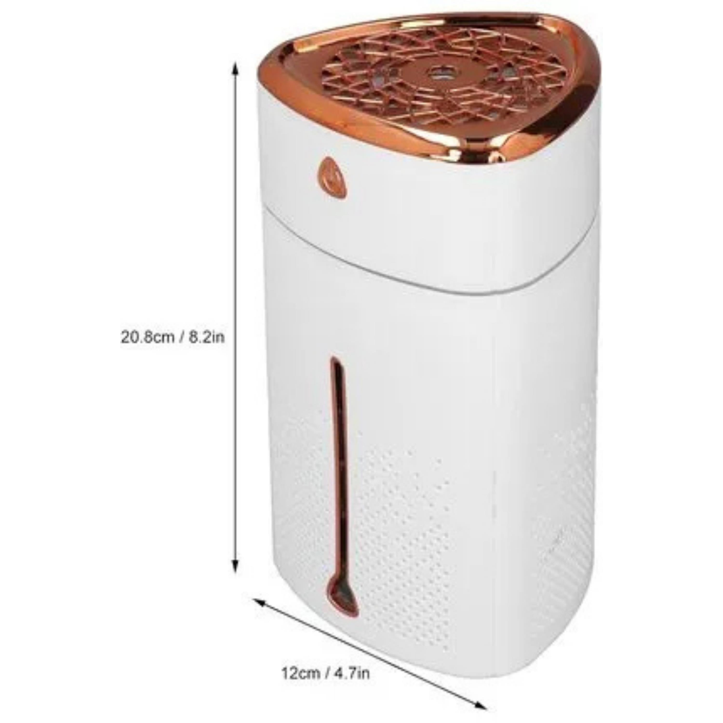 Beyaz Ultrasonik Aroma Difüzörü 1000 ML Led Işıklı Hava Nemlendirici