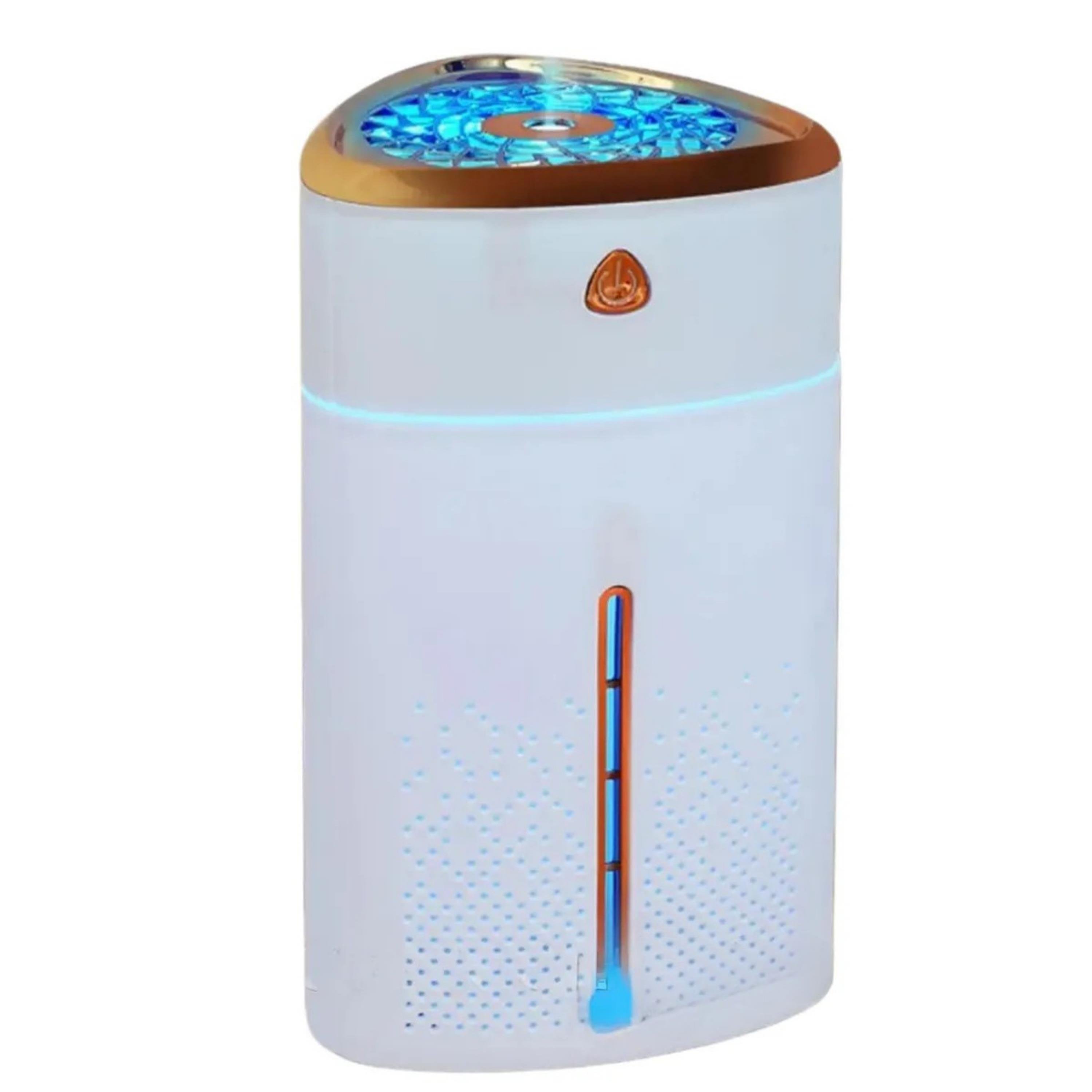 Beyaz Ultrasonik Aroma Difüzörü 1000 ML Led Işıklı Hava Nemlendirici