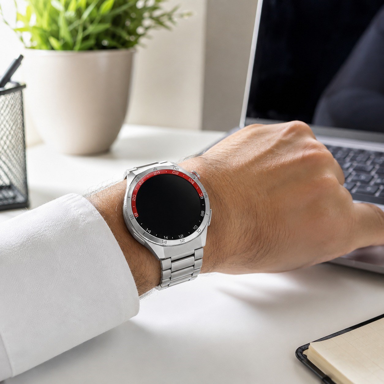 C15 PRO Akıllı Saat Bluetooth Arama ve Konuşma Özellikli Nabız Takibi Adım Sayar Spor Modlu Metal ve Silikon Kordonlu