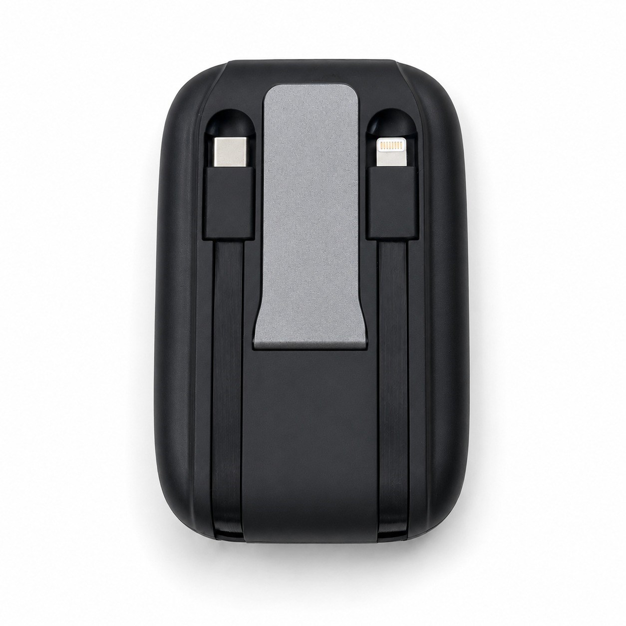 CK90 10000 mAh 4ü 1 Arada Powerbank 22.5W Hızlı Şarj Manyetik Kablosuz Şarj Akıllı Saat Şarjı Dahili Type C ve Lightning Kablolu Standlı Taşınabilir Şarj Cihazı