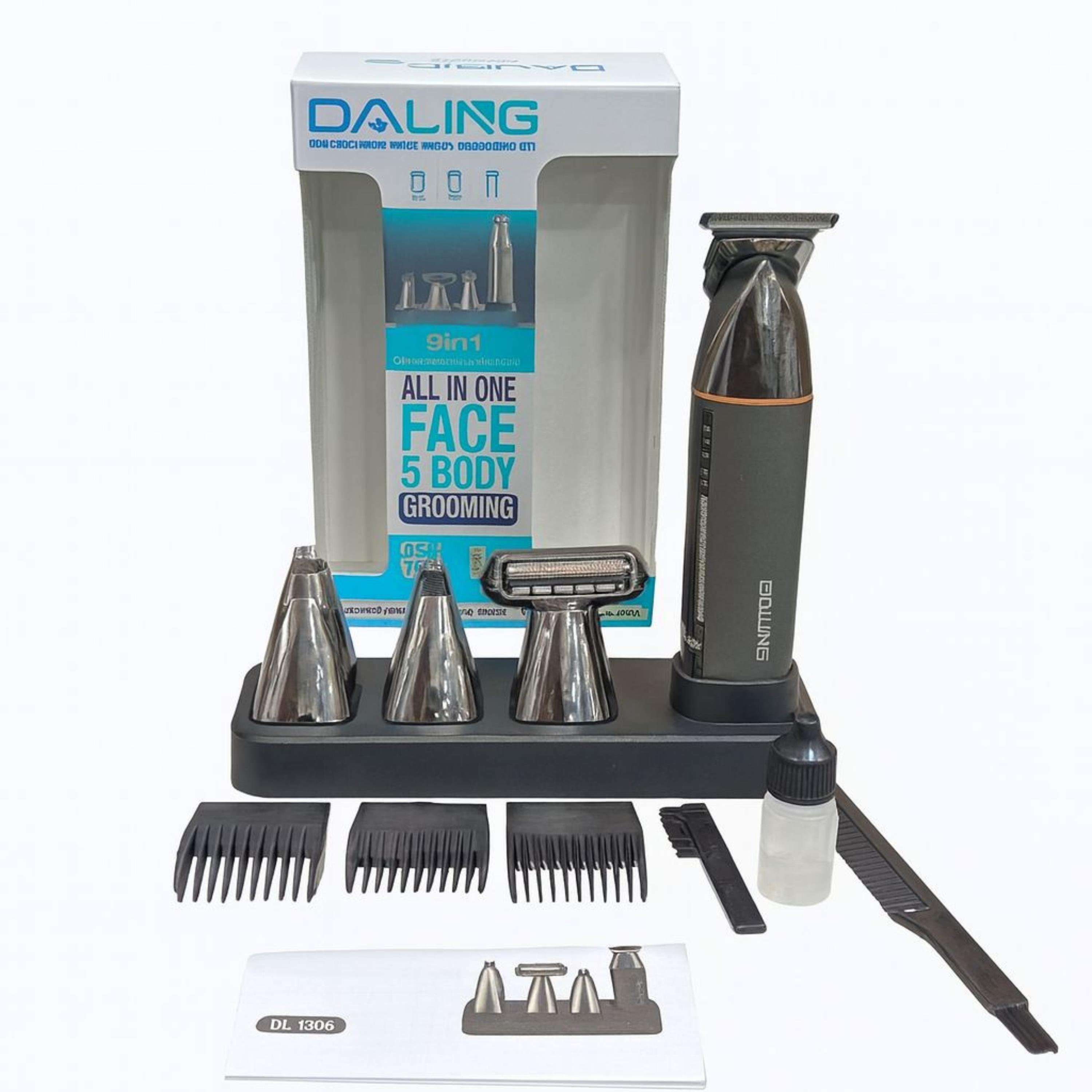 Daling DL-1806 9 In 1 Tıraş Makinesi Seti