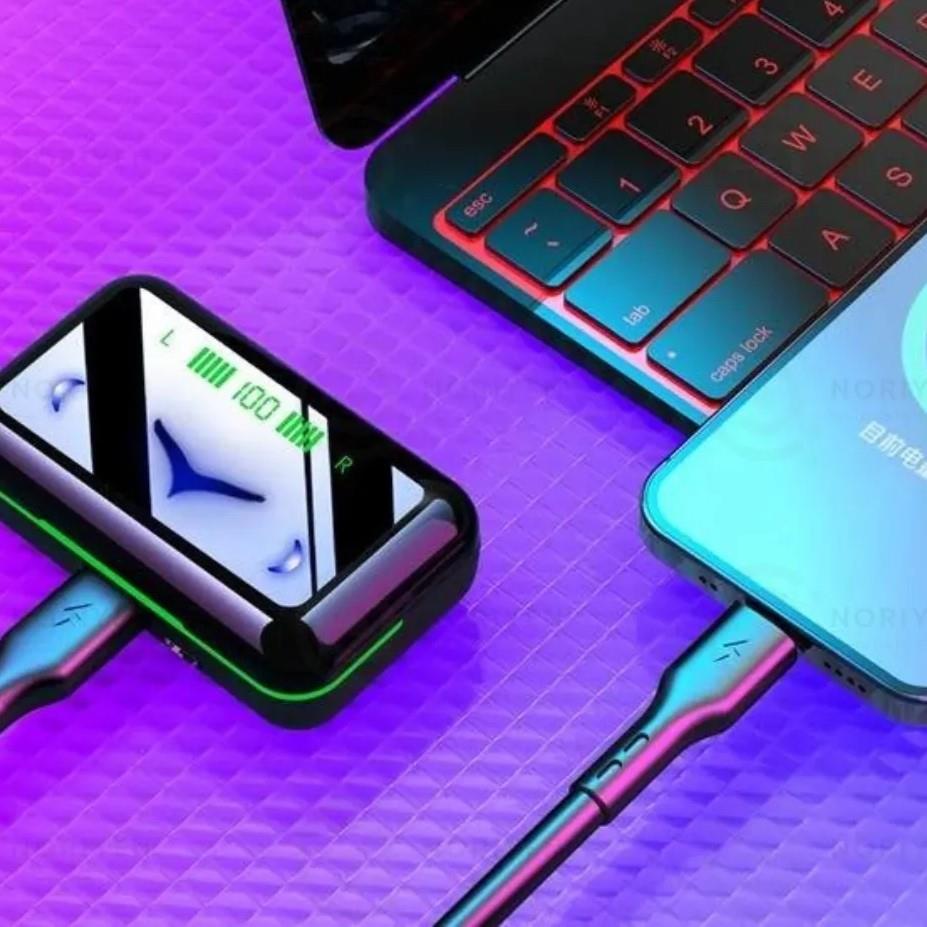 E10 Işıklı Powerbanklı Kulak İçi Bluetooth Kulaklık