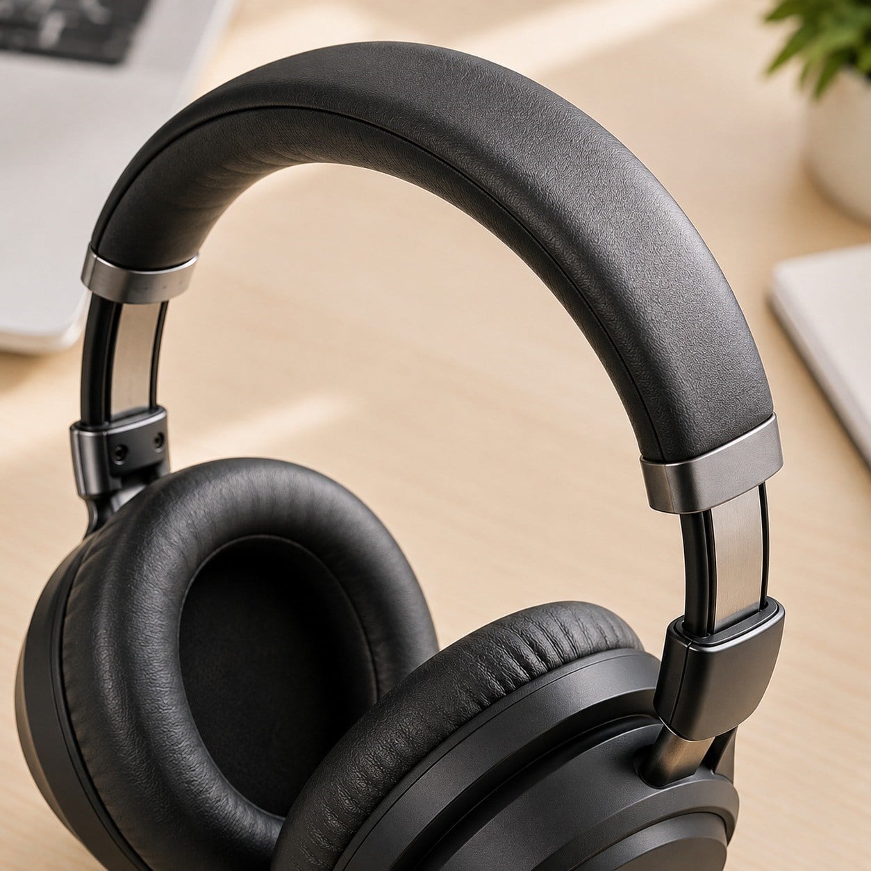 FH-06 Kablosuz Bluetooth 5.3 ANC Aktif Gürültü Engelleme Kulak Üstü Kulaklık 800 mAh Şarj Edilebilir 50 Saat Kullanım USB-C AUX Destekli Katlanabilir Kulaklık