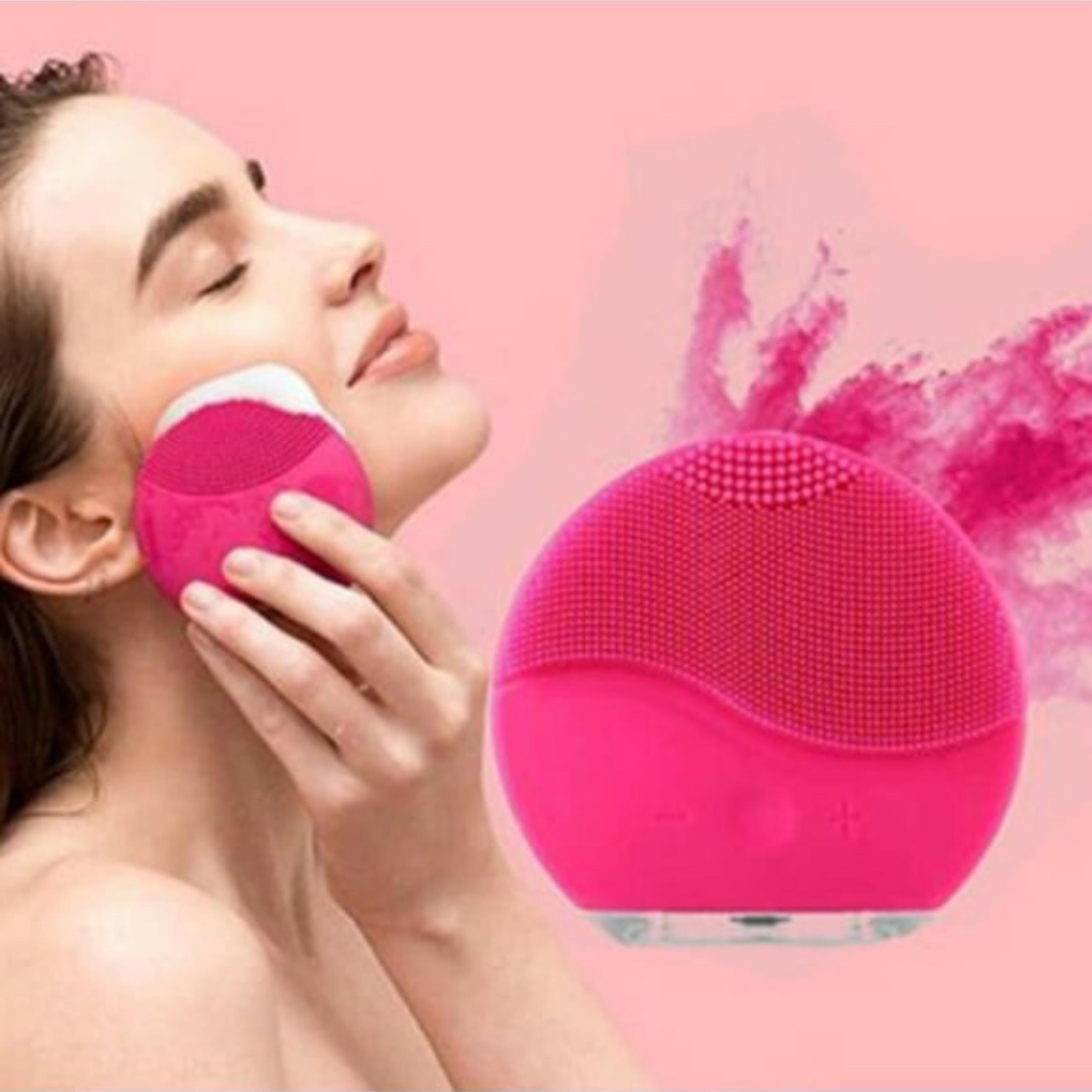 Forever Pembe Şarjlı Titreşimli Cilt Temizleme Cihazı 