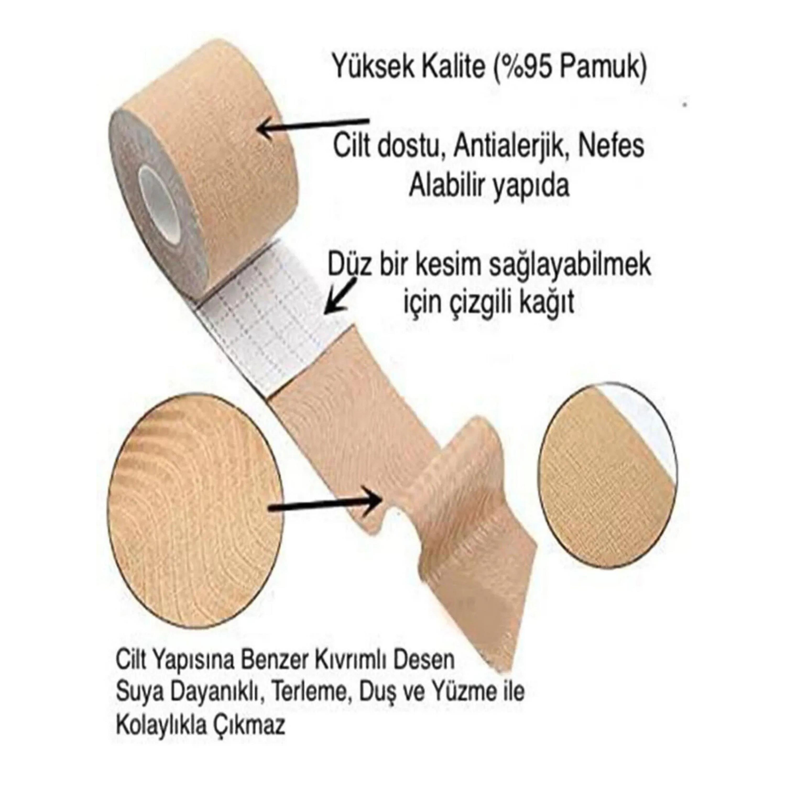 Göğüs Meme Dikleştirici Sabitleyici Yapışkan Bant