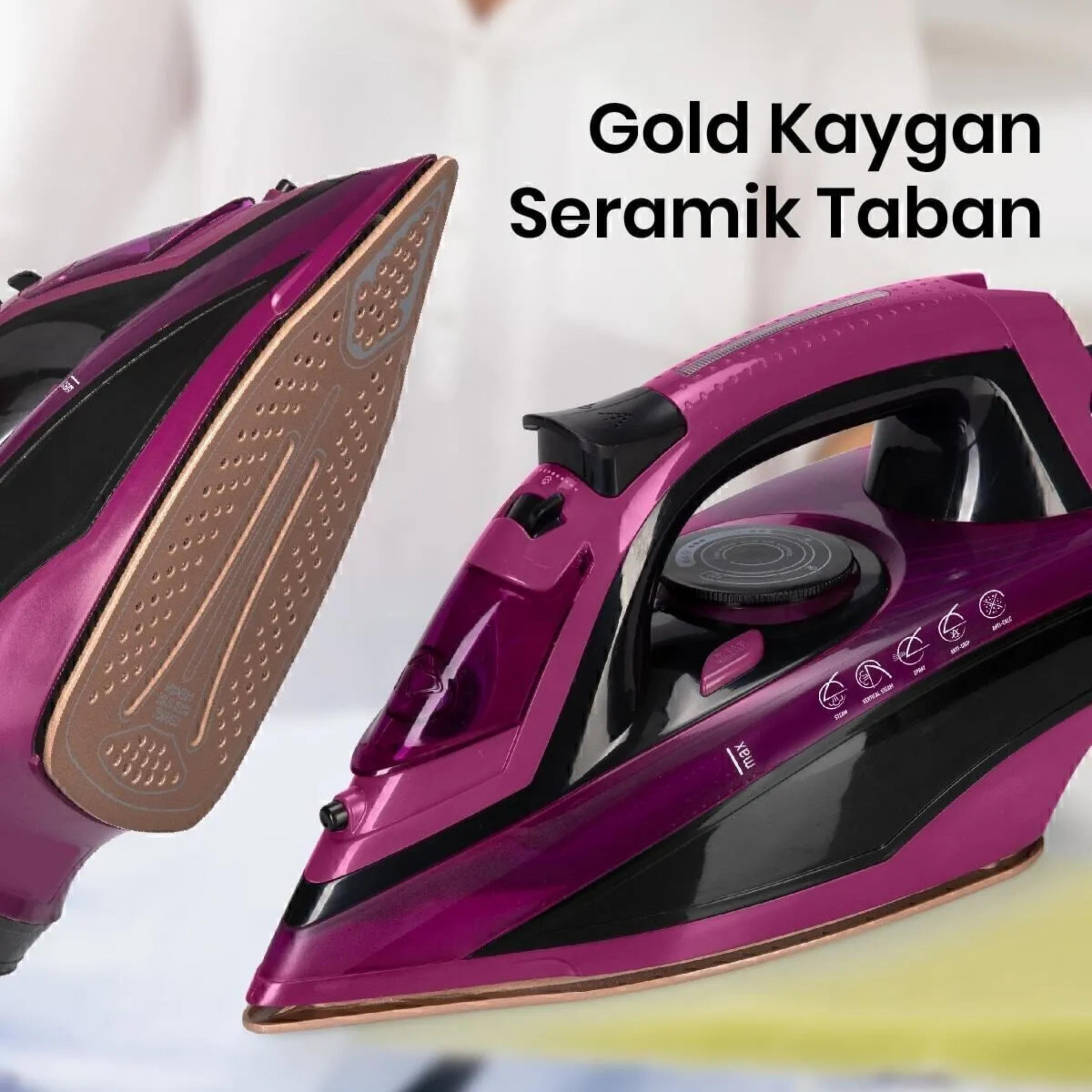 GoldStar ST-7600 2200 W Buharlı Ütü