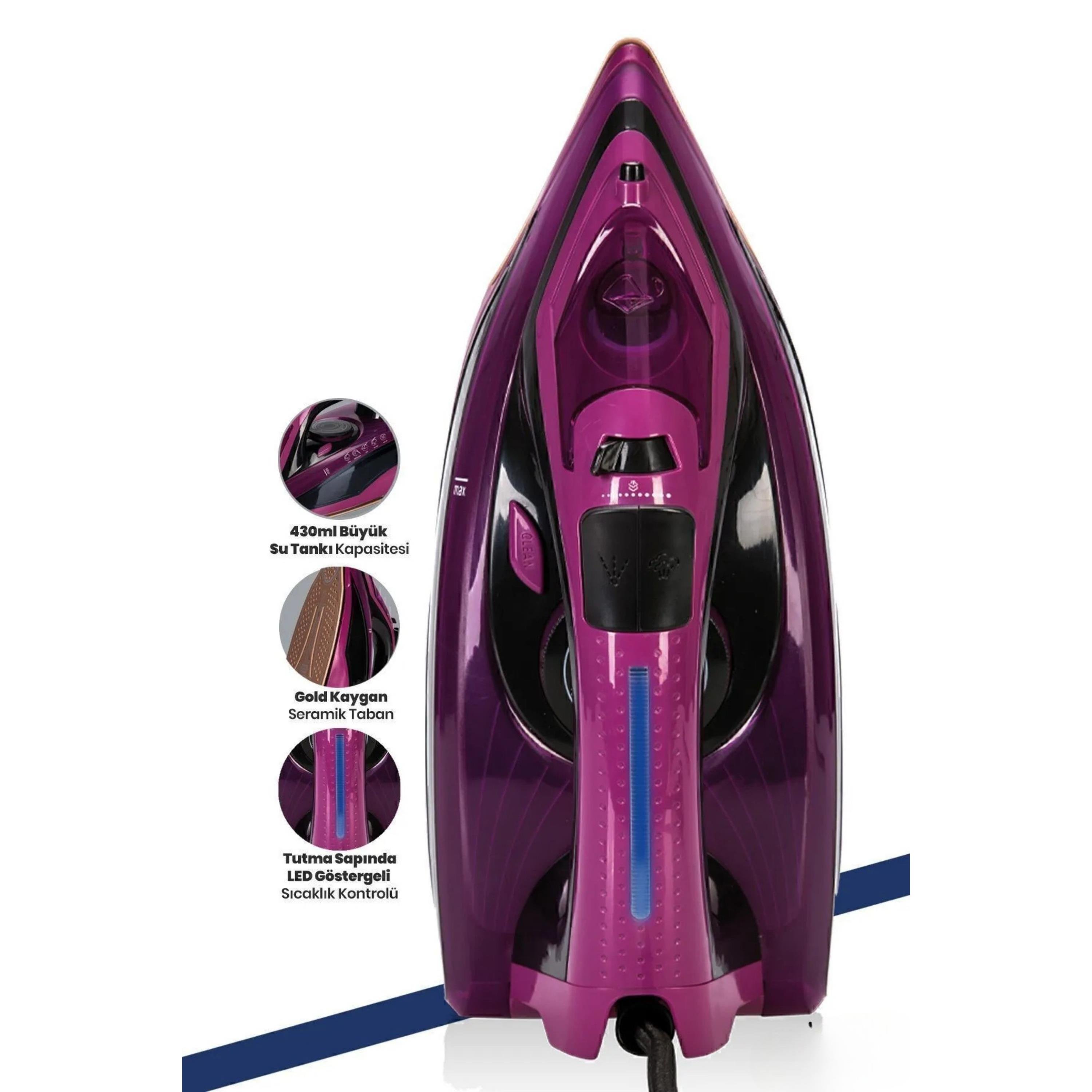 GoldStar ST-7600 2200 W Buharlı Ütü
