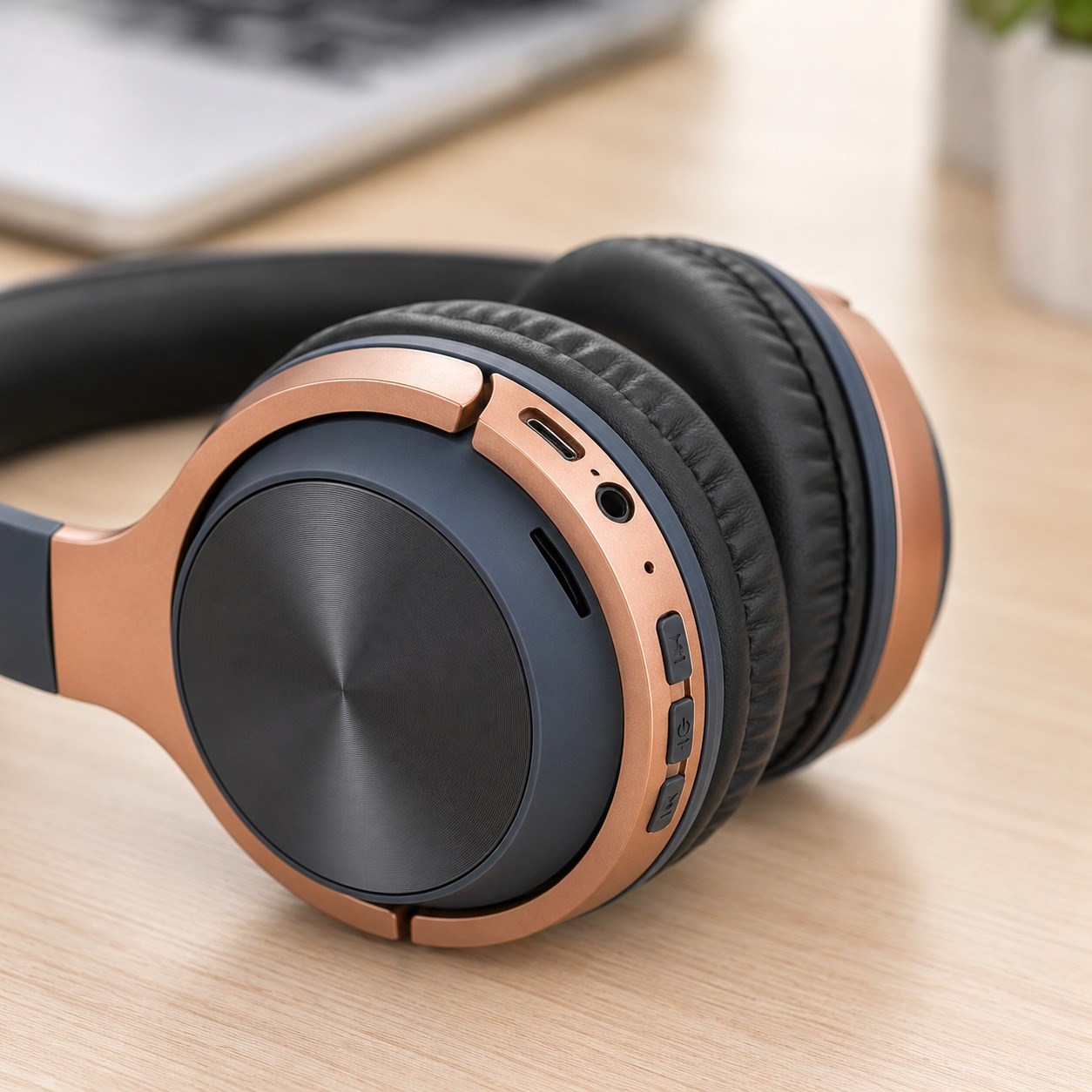 Gri BT830 Kablosuz Bluetooth 5.0 Kulak Üstü Kulaklık TF Kart Destekli Aux Girişli Şarj Edilebilir Kulaklık