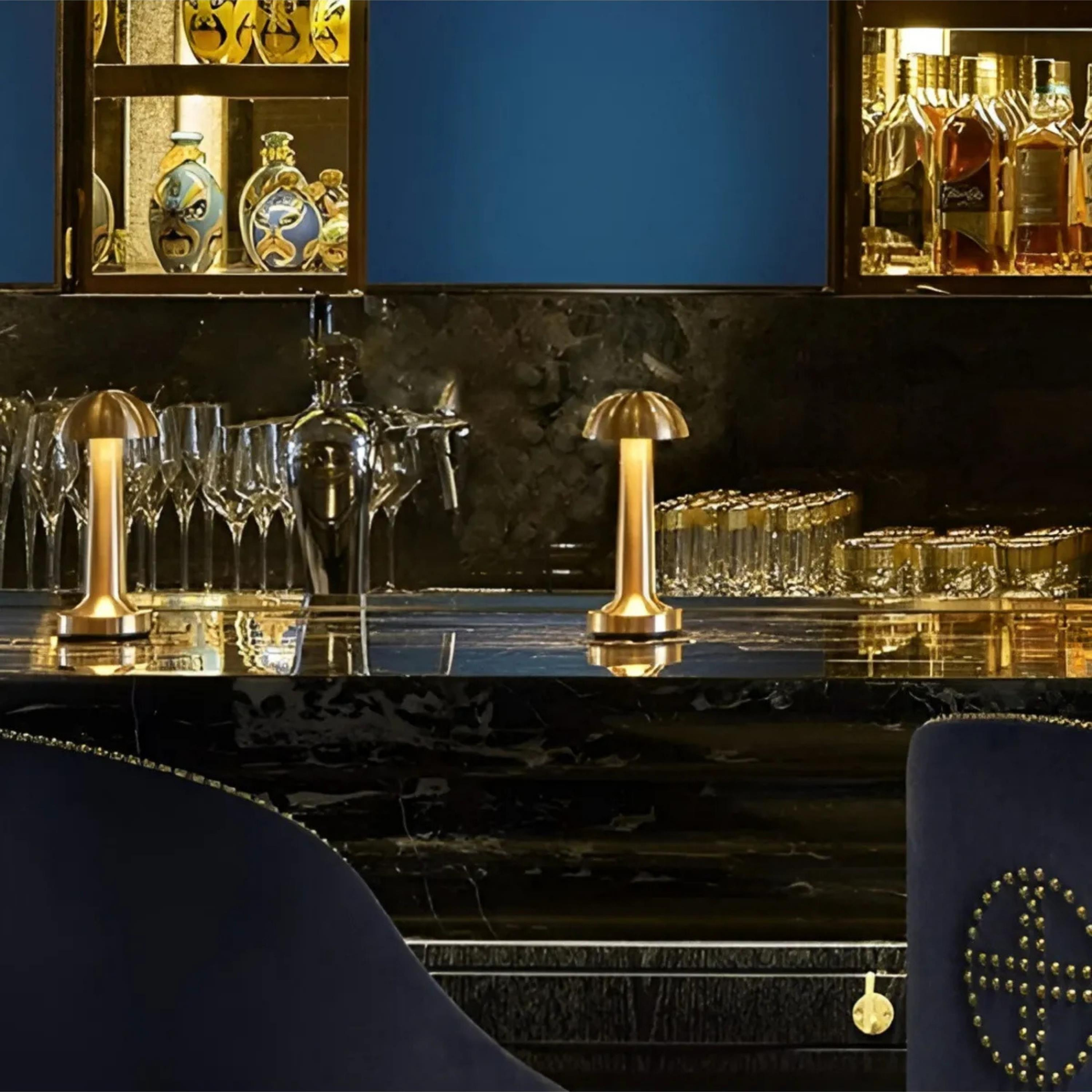 Hero Led Şarjlı Dokunmatik Lotus Masa Lambası Dekoratif 3 Renk Modlu