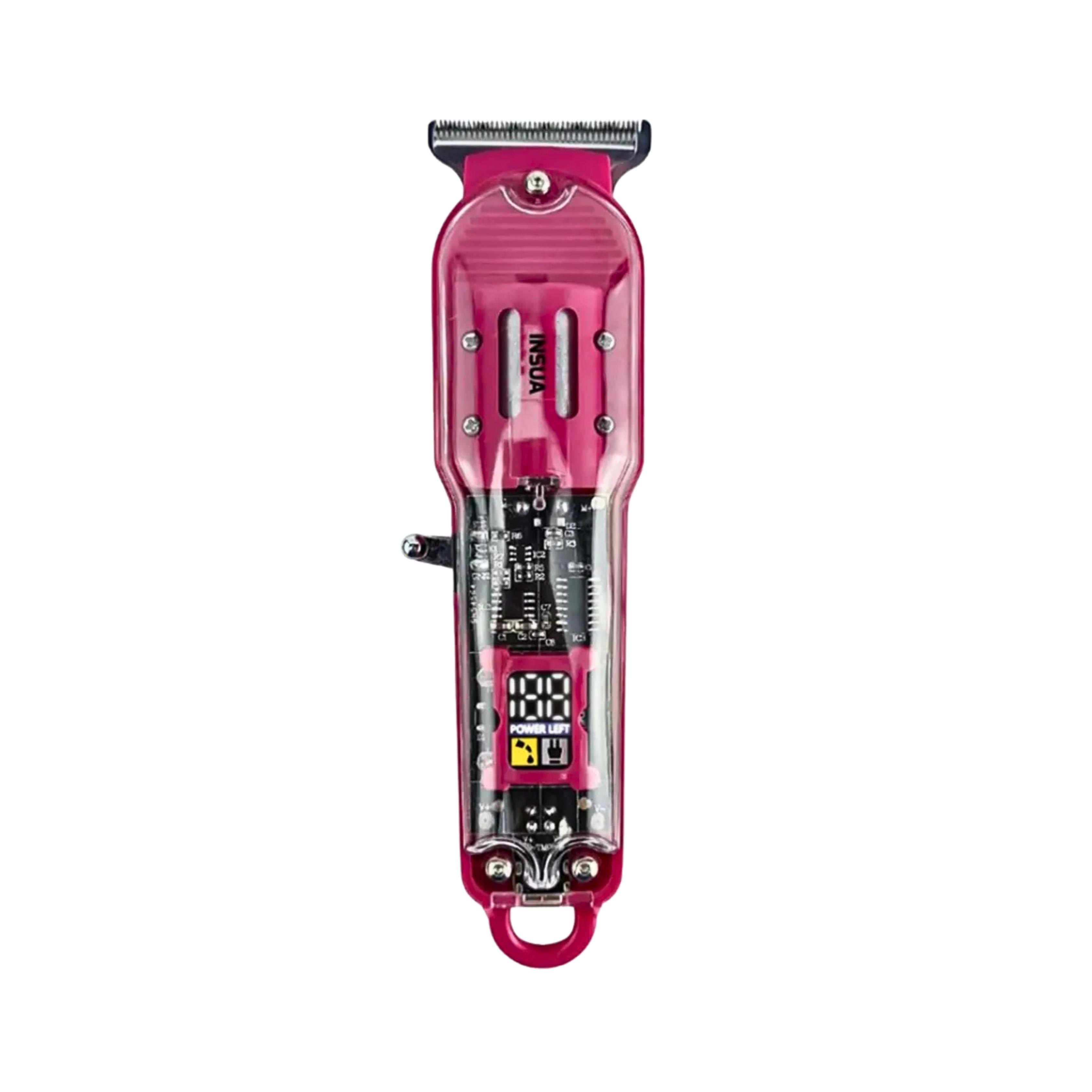 HK3900 Pembe Profesyonel Lcd Ekranlı Saç Sakal Tıraş Makinesi