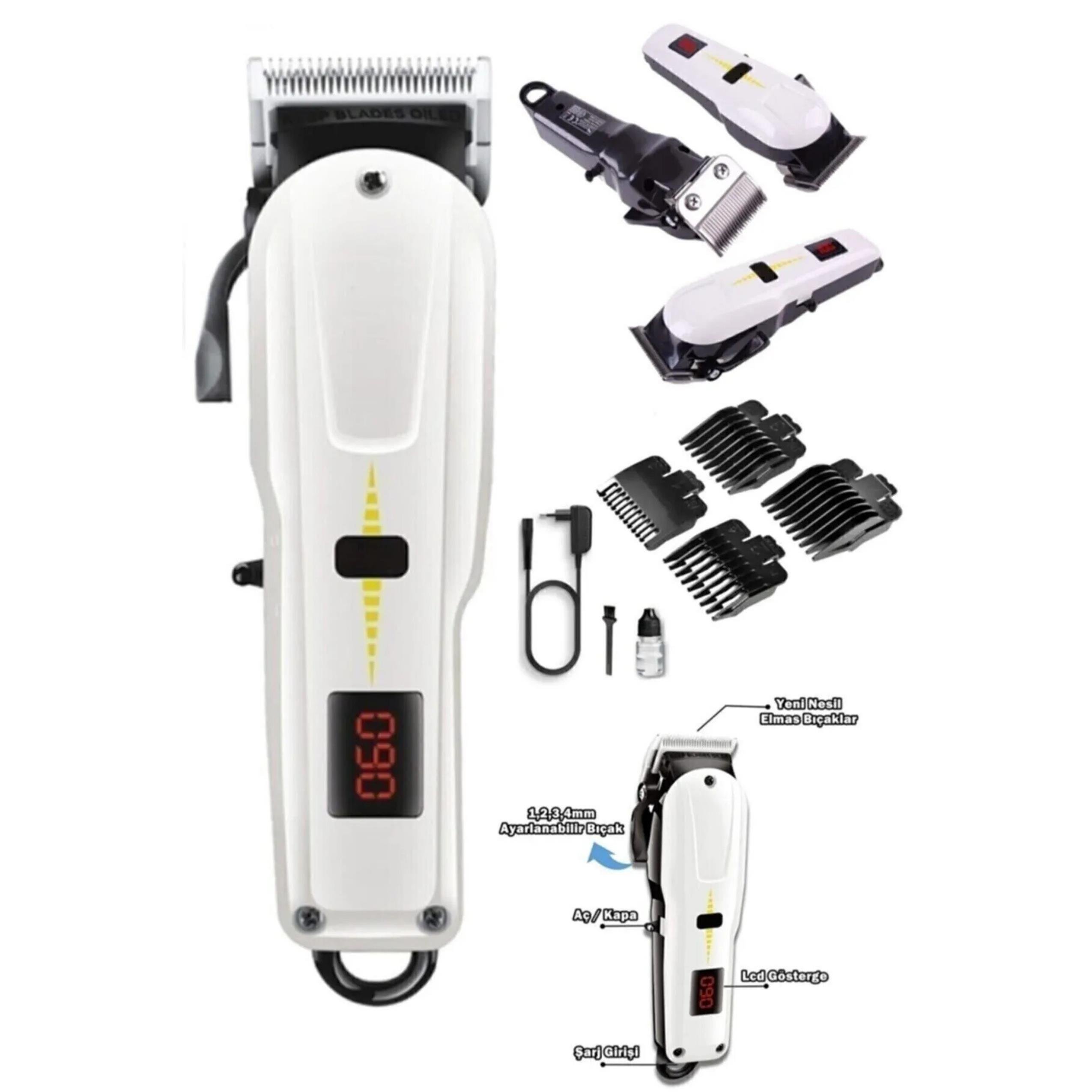 hk700 Profesyonel Tıraş Makinesi Seti
