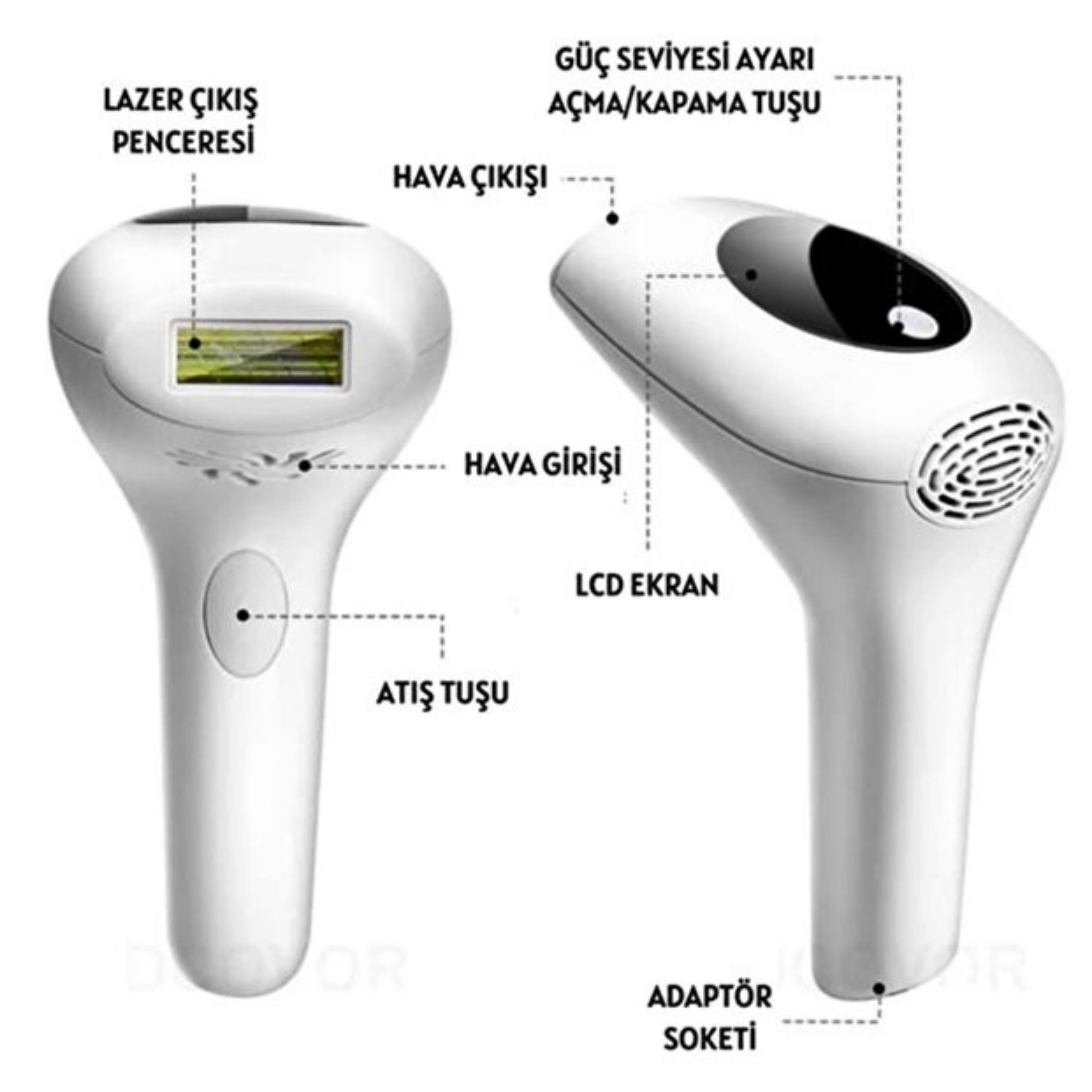 Hs-262 Ipl Buz Lazer Epilasyon Cihazı 999.999 Atım 