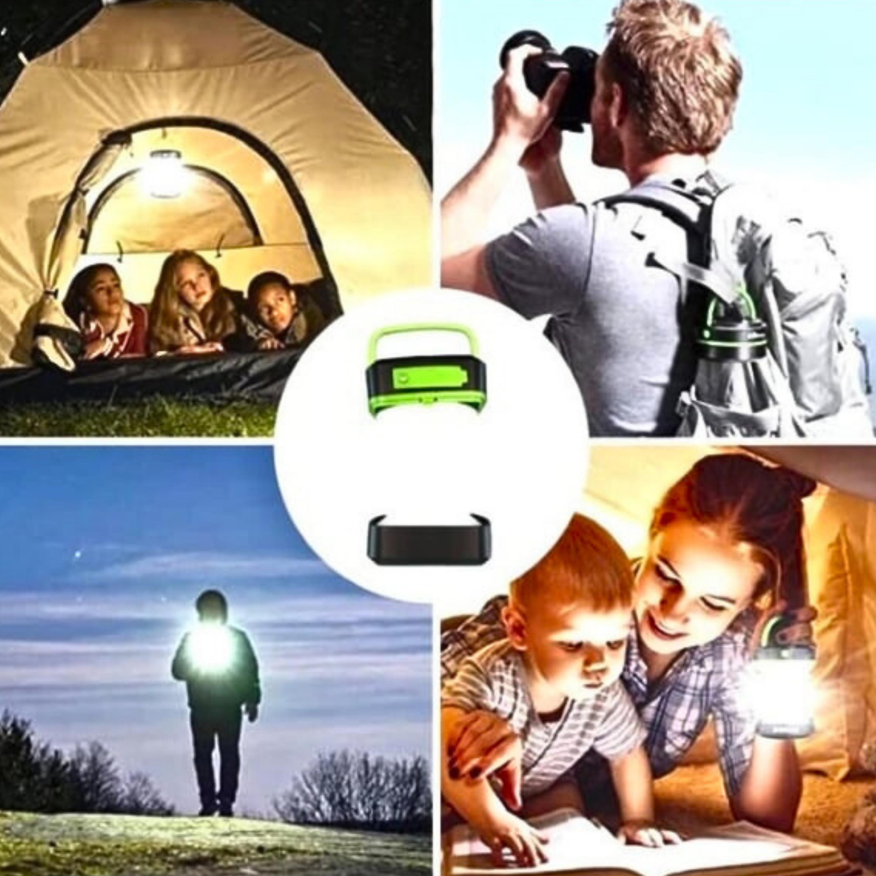 HS-71 Katlanabilir Kamp Lambası USB Şarj Edilebilir Led Işıklı Fener