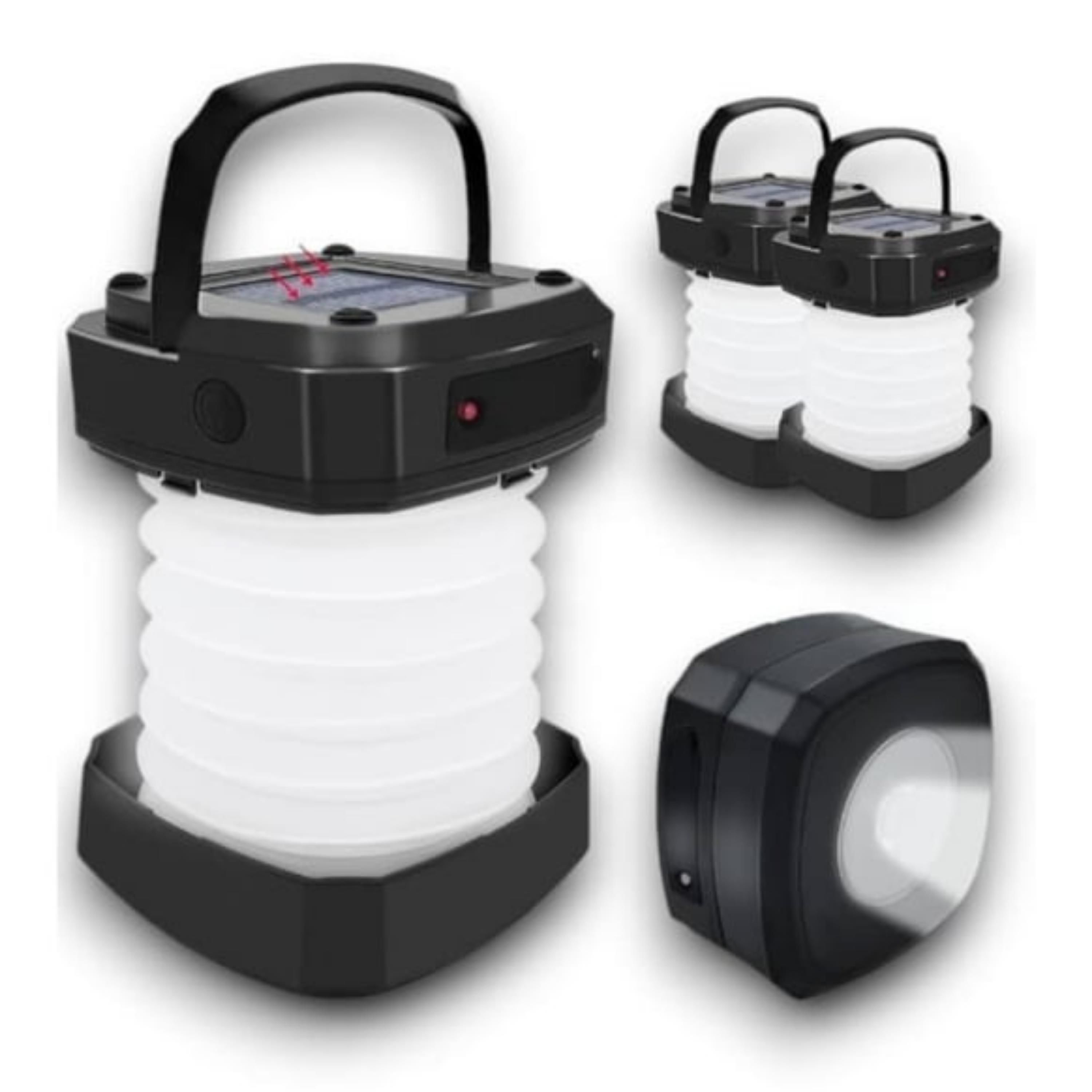 HS-71 Katlanabilir Kamp Lambası USB Şarj Edilebilir Led Işıklı Fener Turuncu