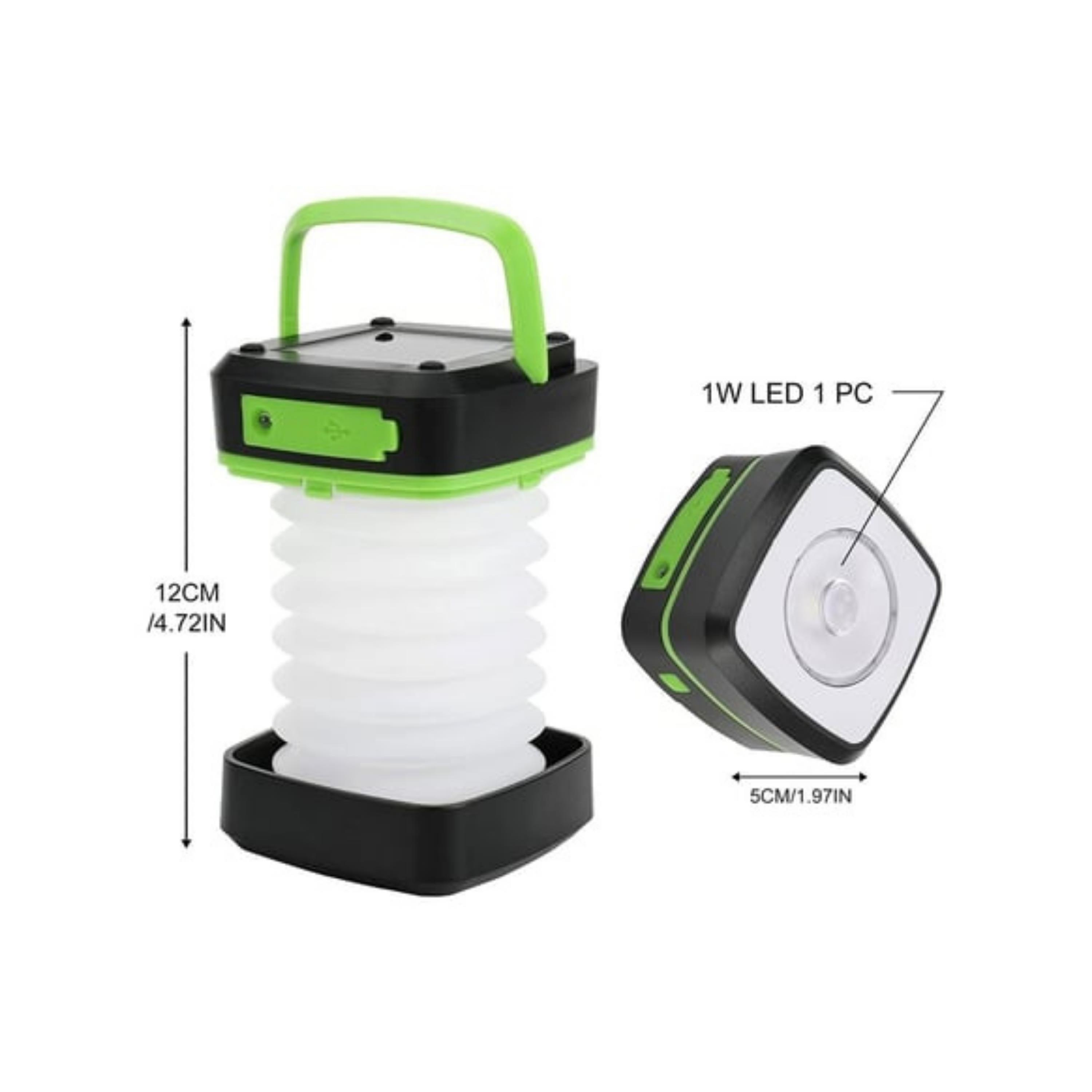 HS-71 Katlanabilir Kamp Lambası USB Şarj Edilebilir Led Işıklı Fener