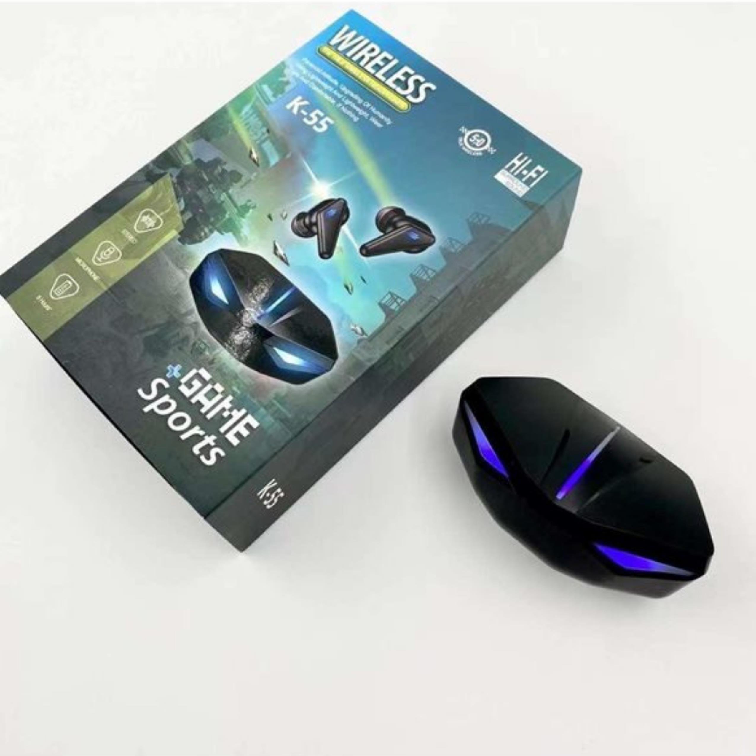 K55 Kulak İçi Bluetoothlu Oyuncu Kulaklığı