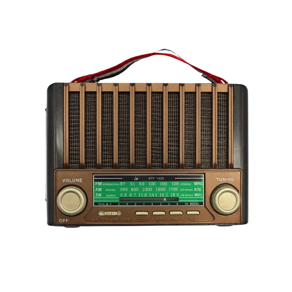 KTF-1428 Taşınabilir Güneş Enerjili Bluetooth Radyo Hoparlör