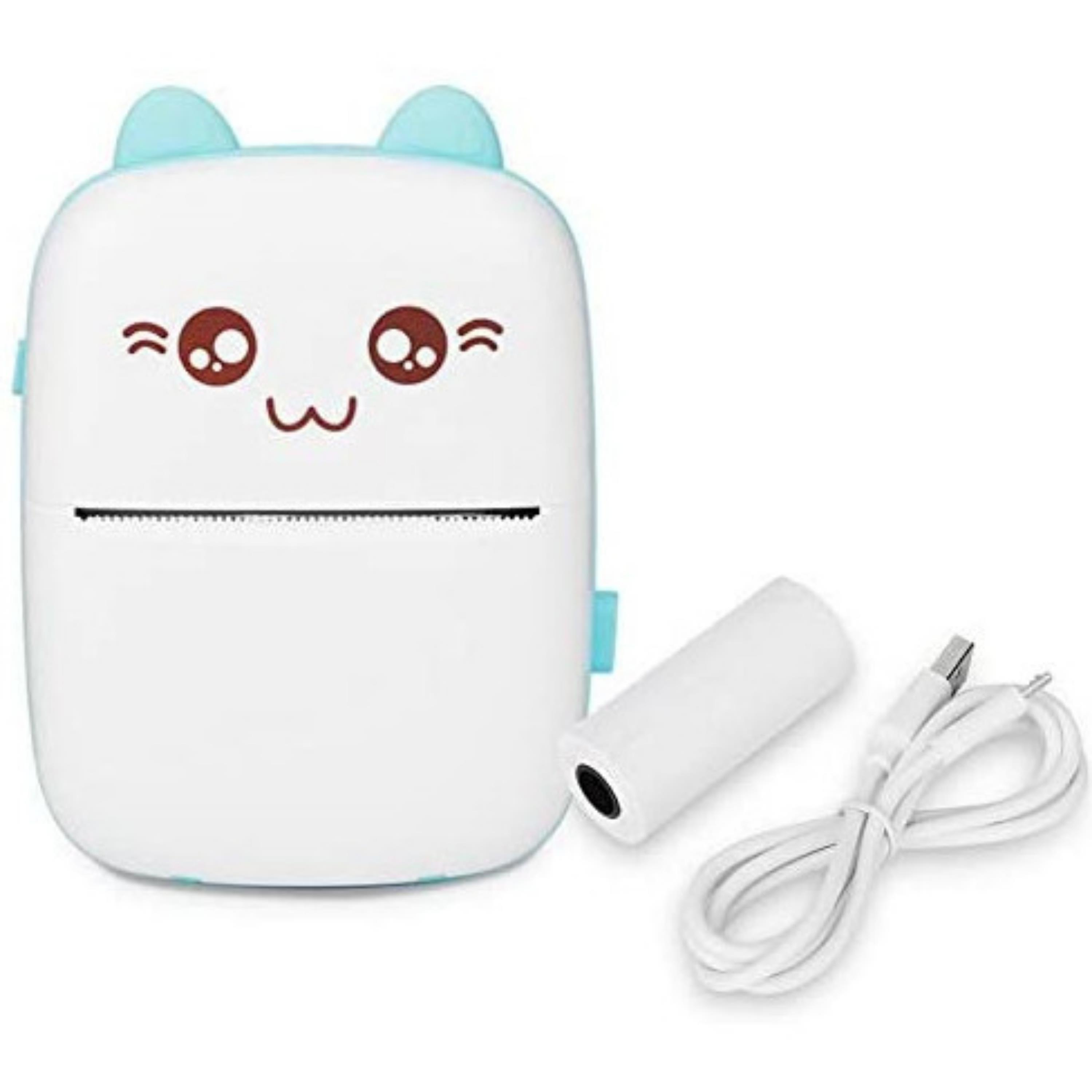 Mavi Termal Cep Yazıcısı Mini Printer