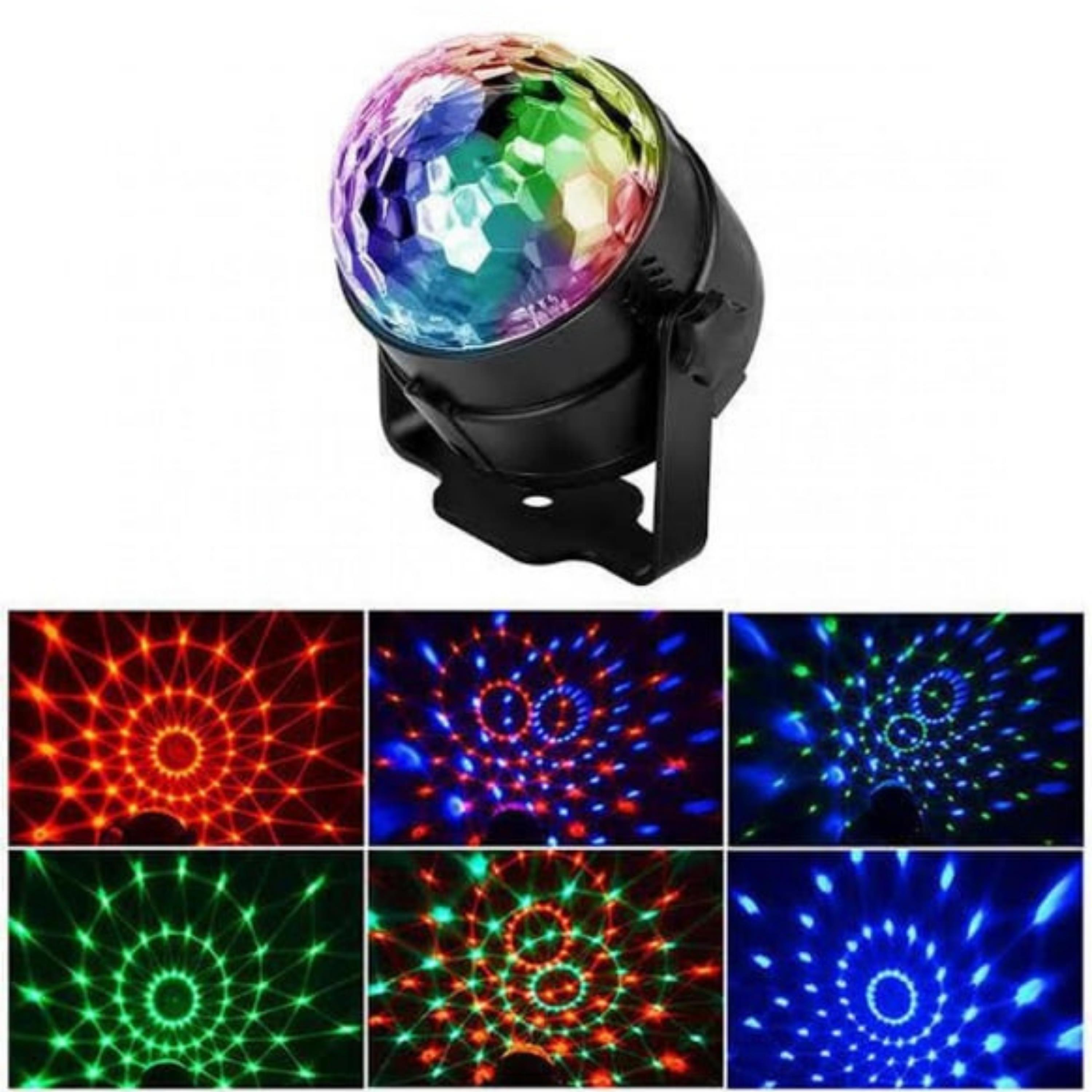 Mini Disko Topu Kumandalı Sese Duyarlı Led Parti Işığı 