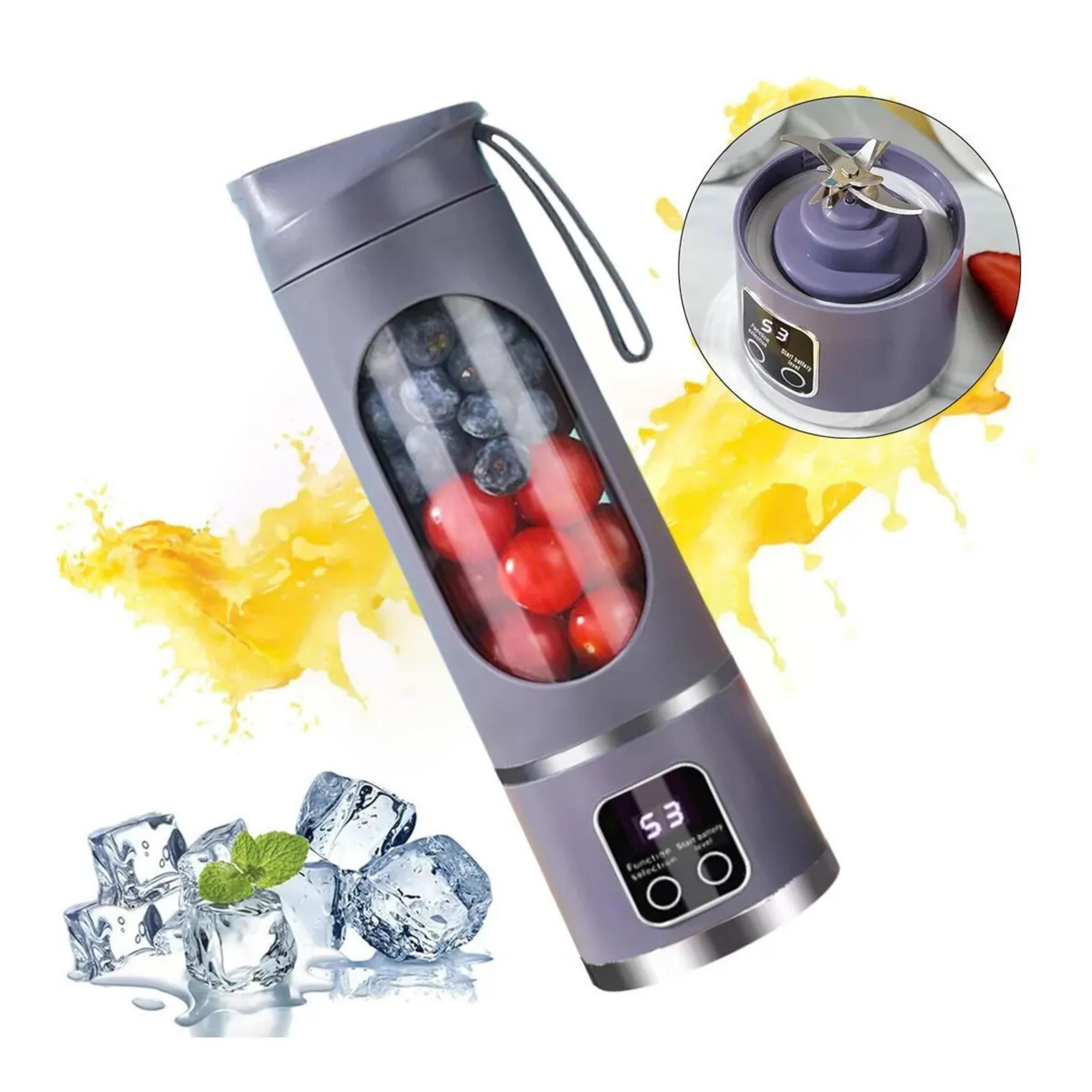 Mor HS-860 Usb Şarjlı Taşınabilir 450 ML Kapasiteli Smoothie Blenderı Dijital Ekranlı Paslanmaz Çelik Bıçaklı Meyve Sıkacağı Ve Shaker Makinesi