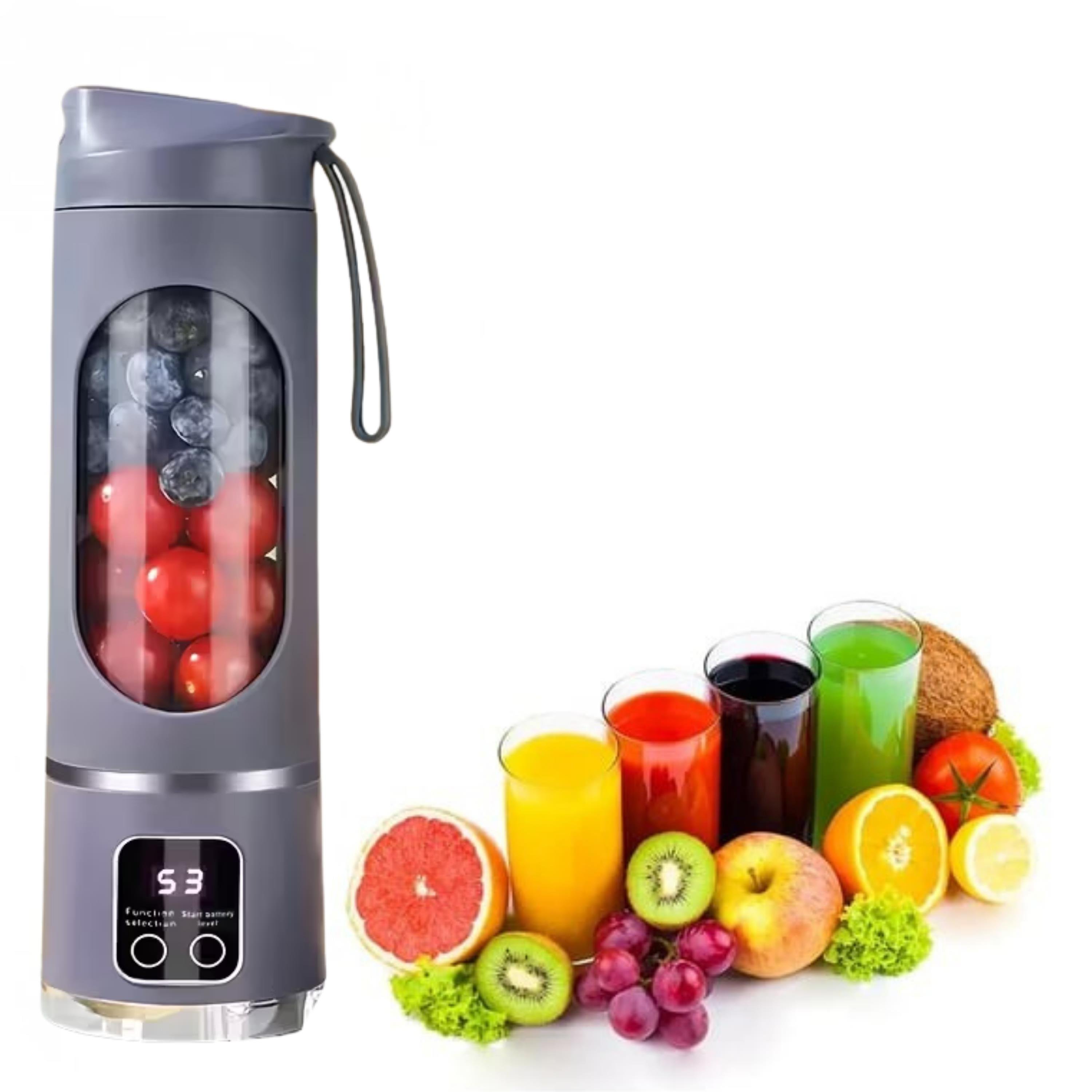 Mor HS-860 Usb Şarjlı Taşınabilir 450 ML Kapasiteli Smoothie Blenderı Dijital Ekranlı Paslanmaz Çelik Bıçaklı Meyve Sıkacağı Ve Shaker Makinesi