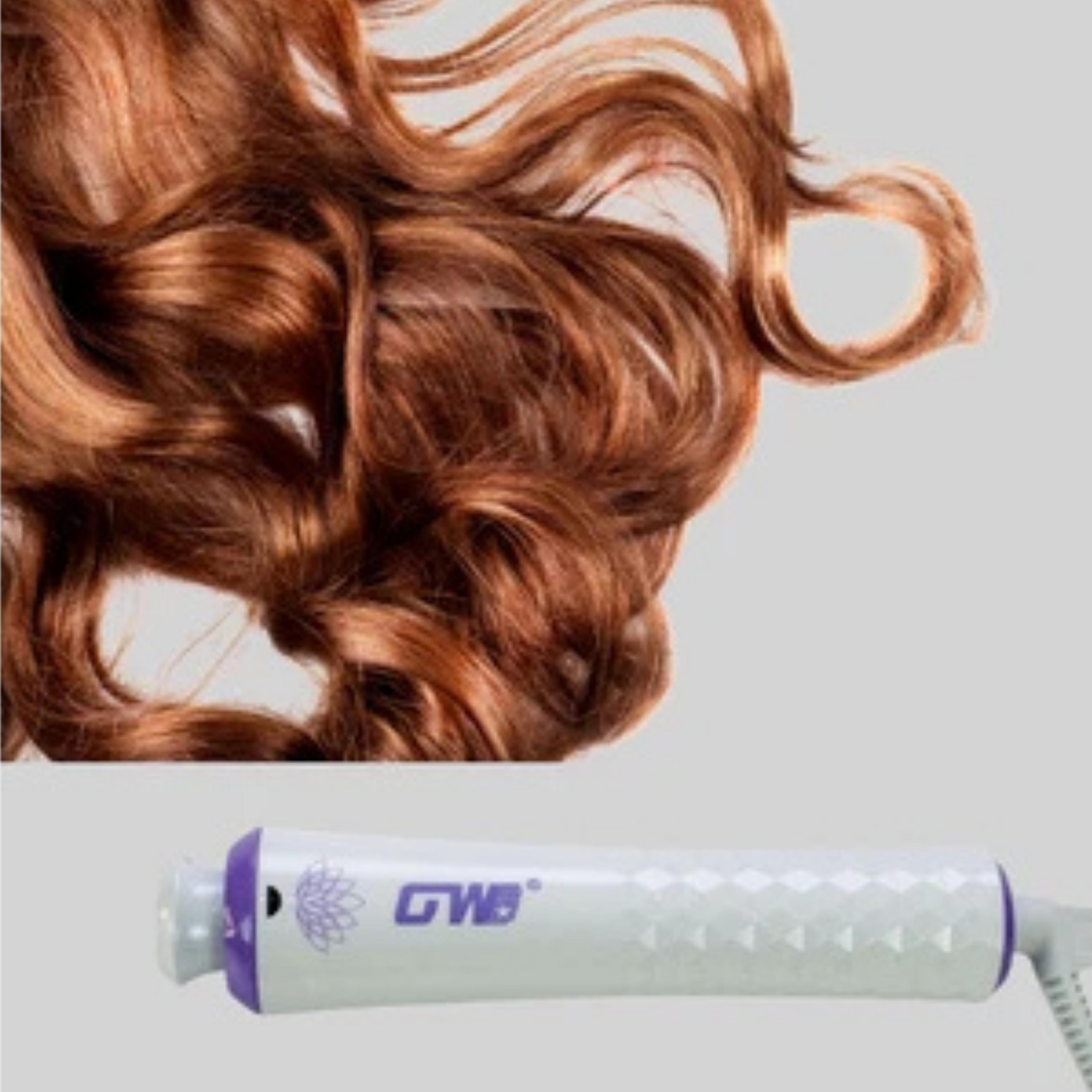 Mor Taşınabilir Profesyonel Saç Kıvırma Makinesi 32 mm Bukle Maşası