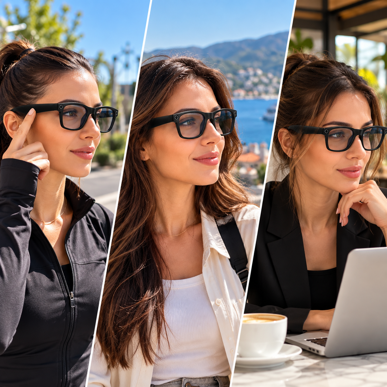 MT5 Ultra Akıllı Gözlük Kameralı Gözlük Fotoğraf Video Kayıt Bluetooth Telefon Görüşmesi Müzik Dinleme Mavi Işık Filtreli Lens Siyah Güneş Camı Şarj Kutulu