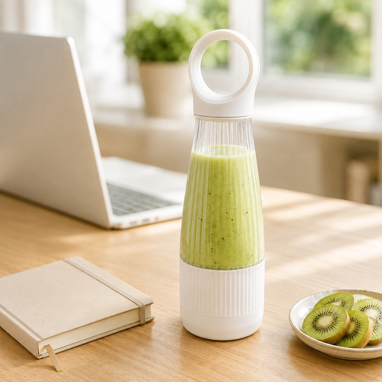 NRX-4335 400 ml 40W Şarjlı Taşınabilir Smoothie Blender 800 mAh Bataryalı USB Şarjlı Meyve ve İçecek Karıştırıcı