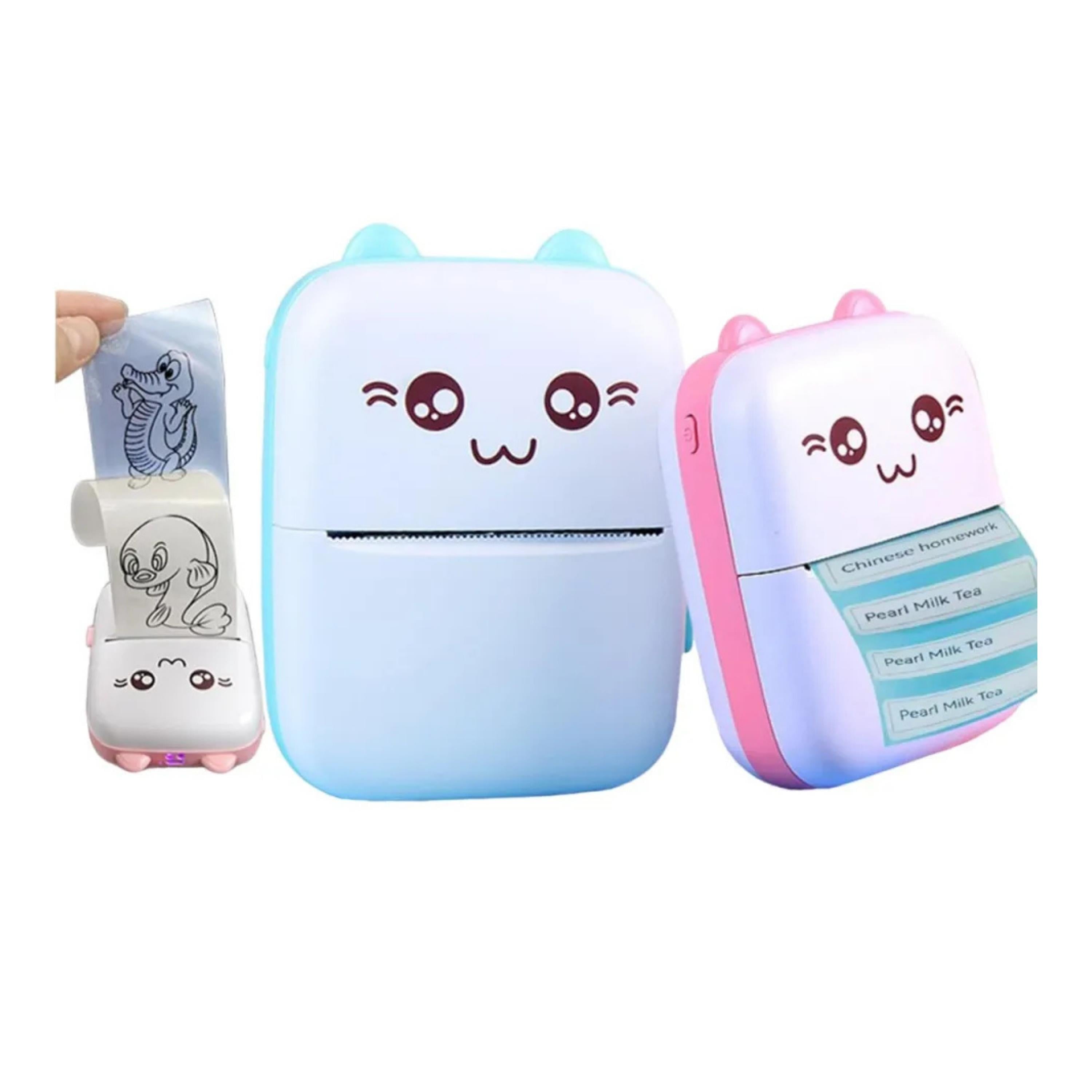 Pembe Termal Cep Yazıcısı Mini Printer