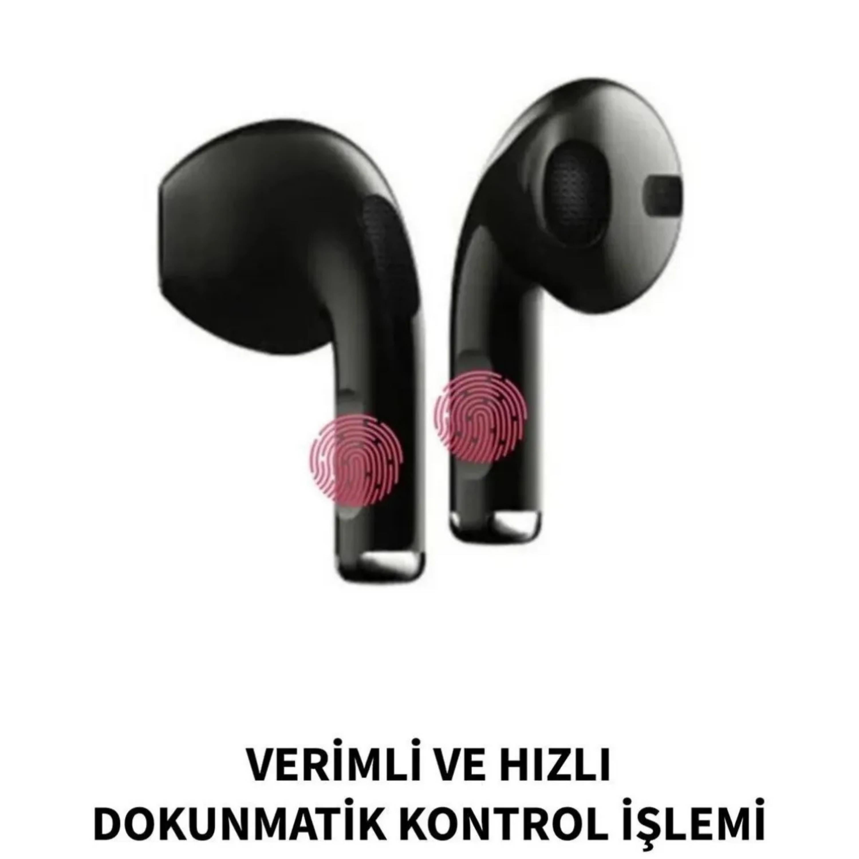 Pro 5 Siyah Kulakiçi Silikonsuz Bluetooth Kulaklık