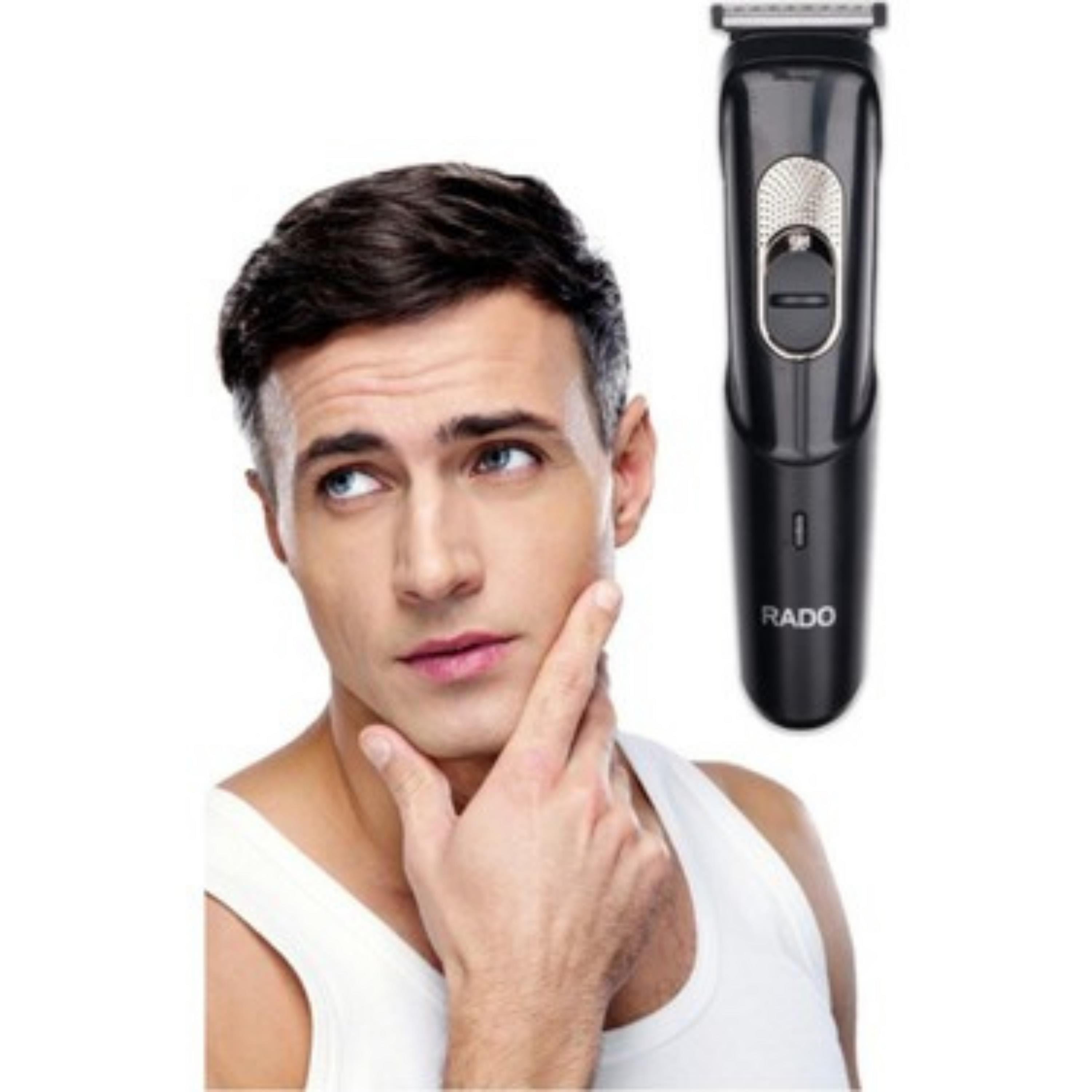 Rado RD 3583 Şarjlı Saç Sakal Tıraş Makinesi Profesyonel Keskin Bıçaklı USB Şarjlı Erkek Bakım Yüz Saç Vücut Traş Makinesi